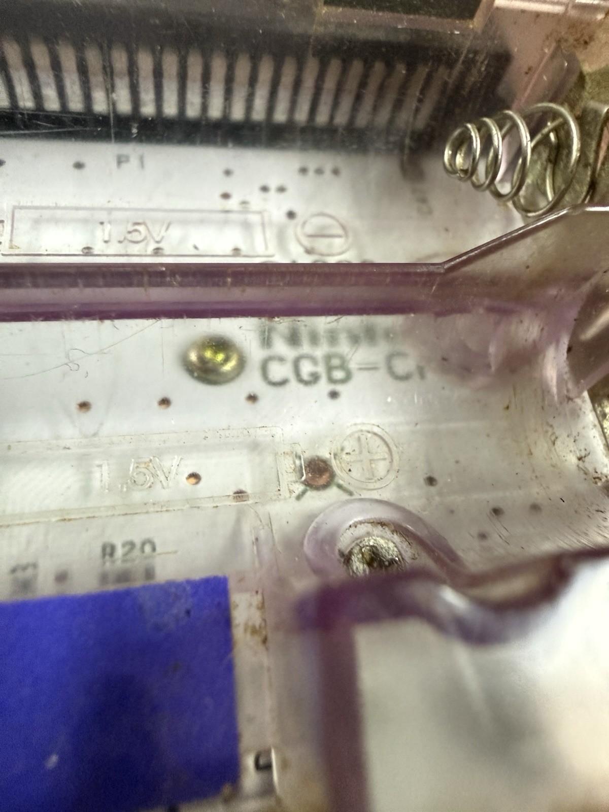 Nintendo Game Boy Color Handheld System – Atomic Purple Clear Transparent