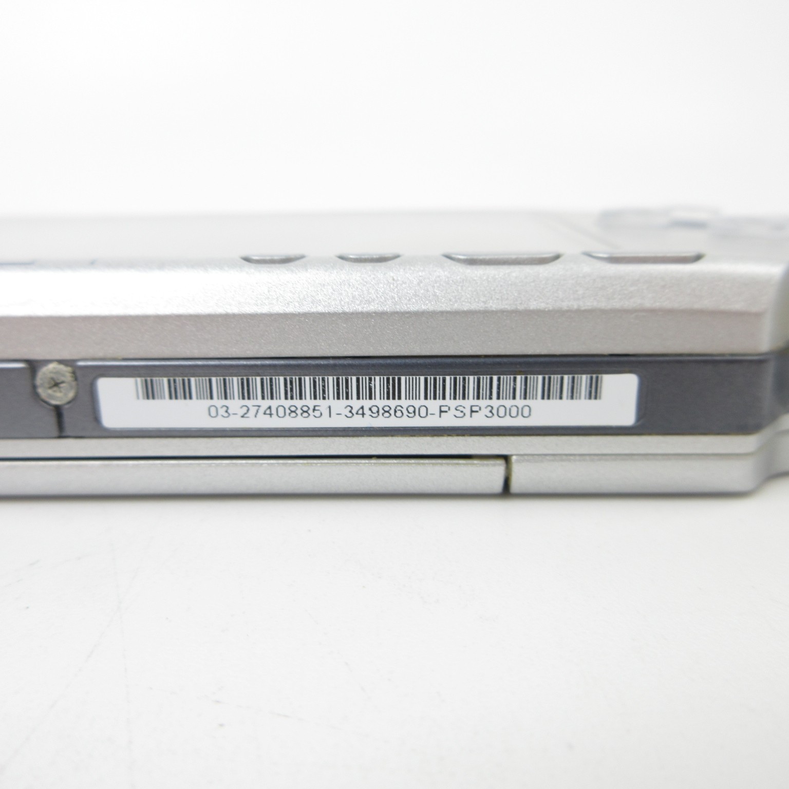 【Excellent】Sony PSP-3000 Mystic Silver Console No Battery Japan Ver. #TOY0516/04