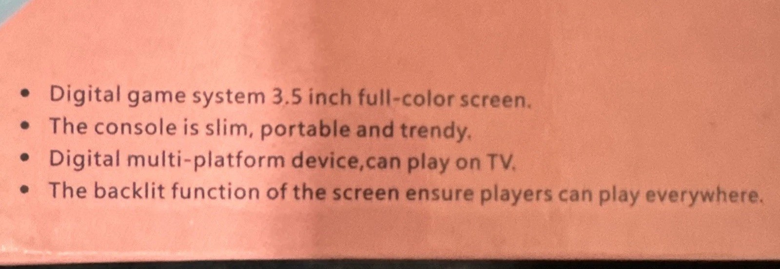 665Games Box G7 Handheld Game Console 3.5″ Hd Screen Blue Connect Tv
