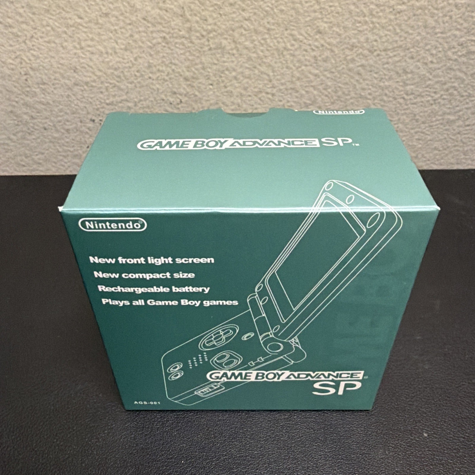 Nintendo Game Boy Advance SP Rayquaza Edition Console NEW IPS screen w/ Charger