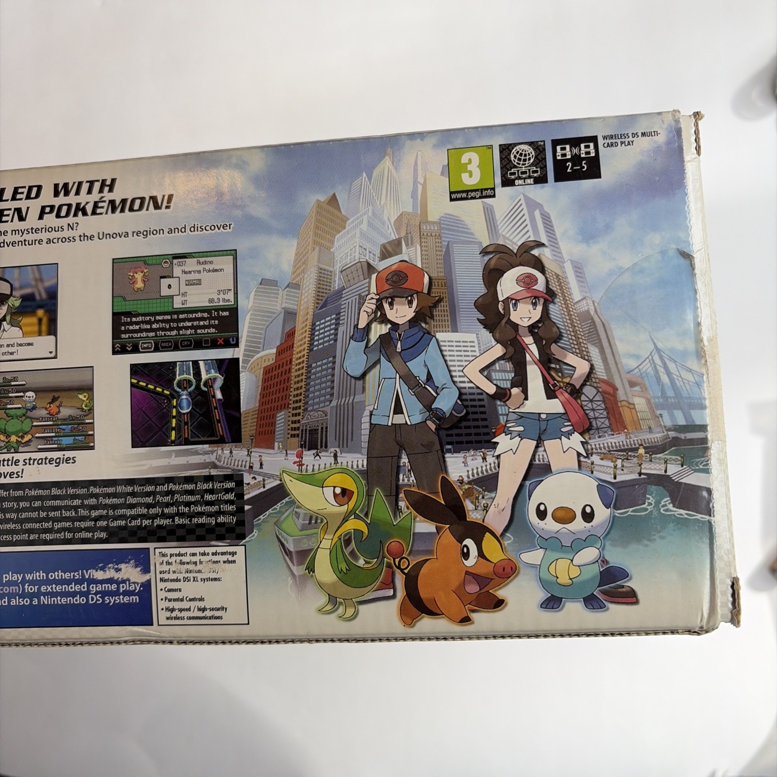 Nintendo DSi Pokemon White Reshiram Zekrom Edition Box And Inserts Only! PAL