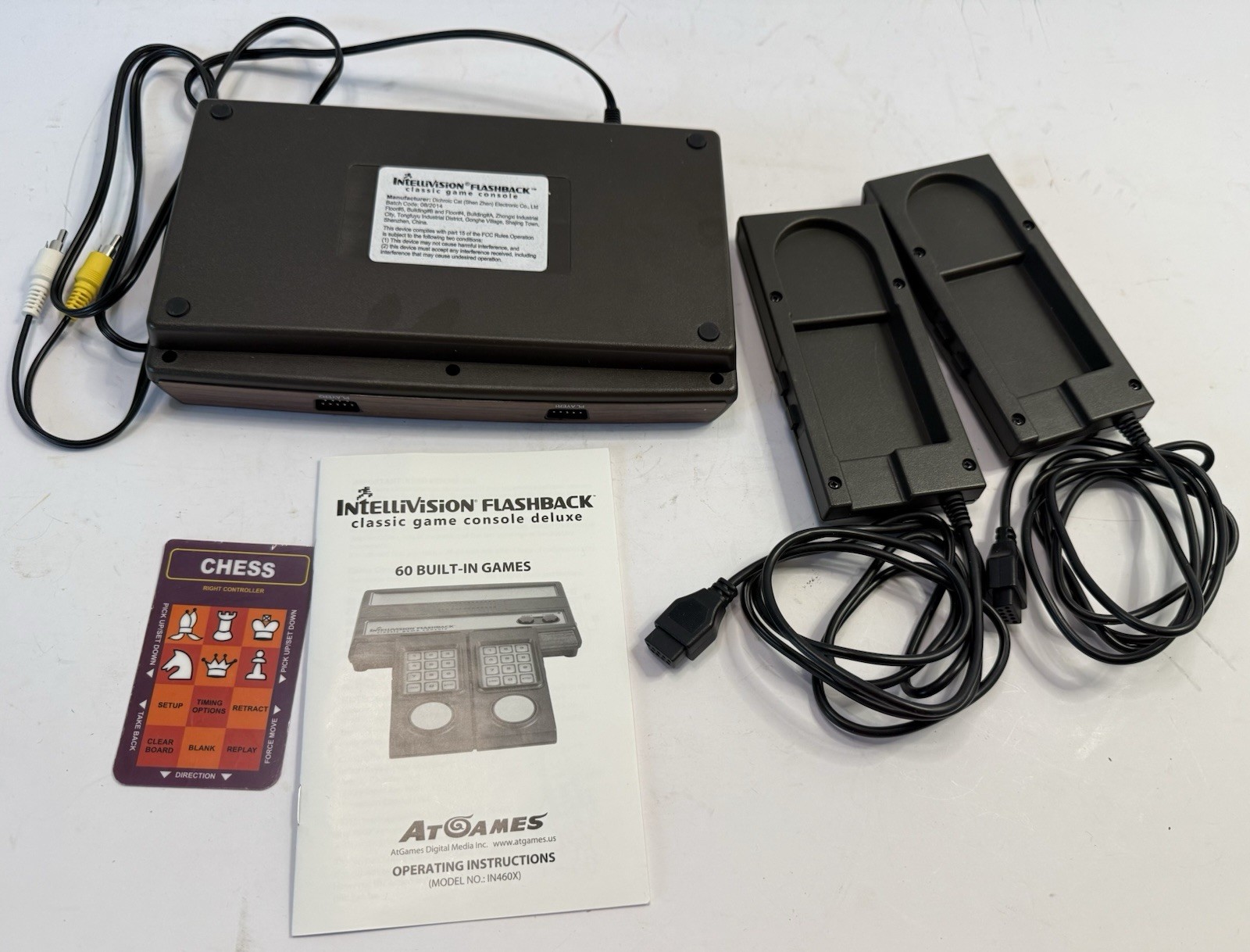 AtGames Intellivision Flashback Classic Game Console Deluxe IN460X 60 Games