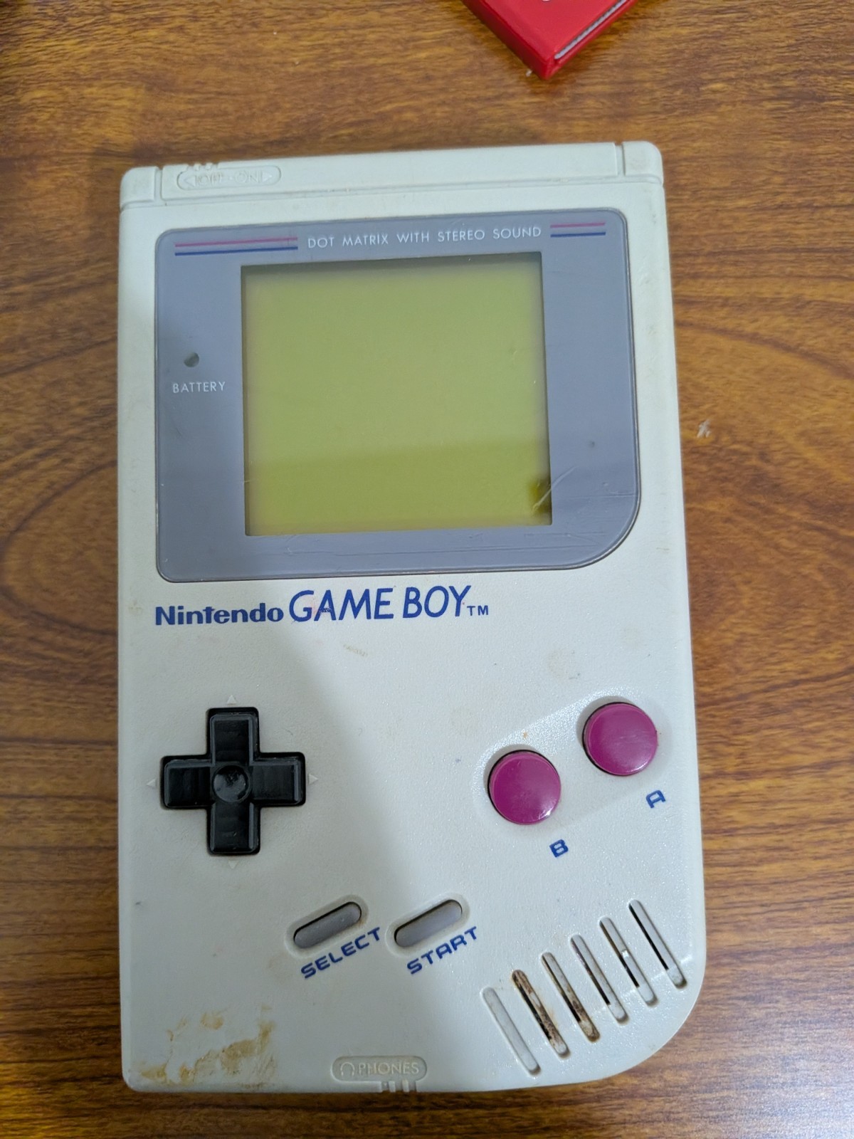 Original Gameboy Console with Light Boy and Gameboy Bag/Game Not Included