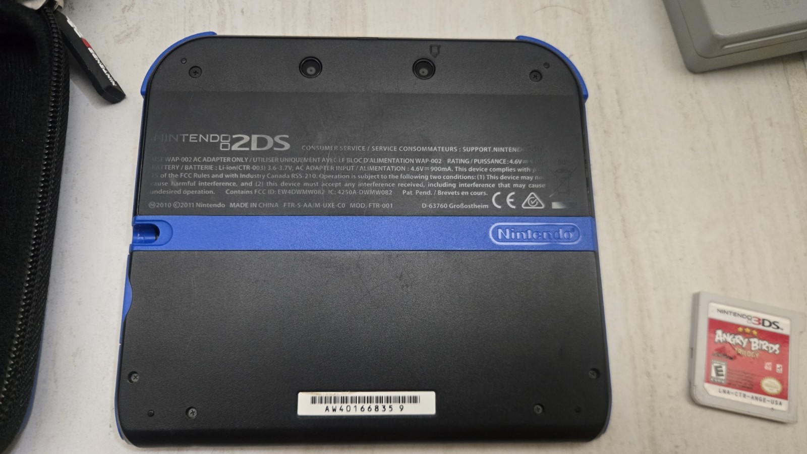 Nintendo 2DS Launch Edition Crimson Red Handheld System