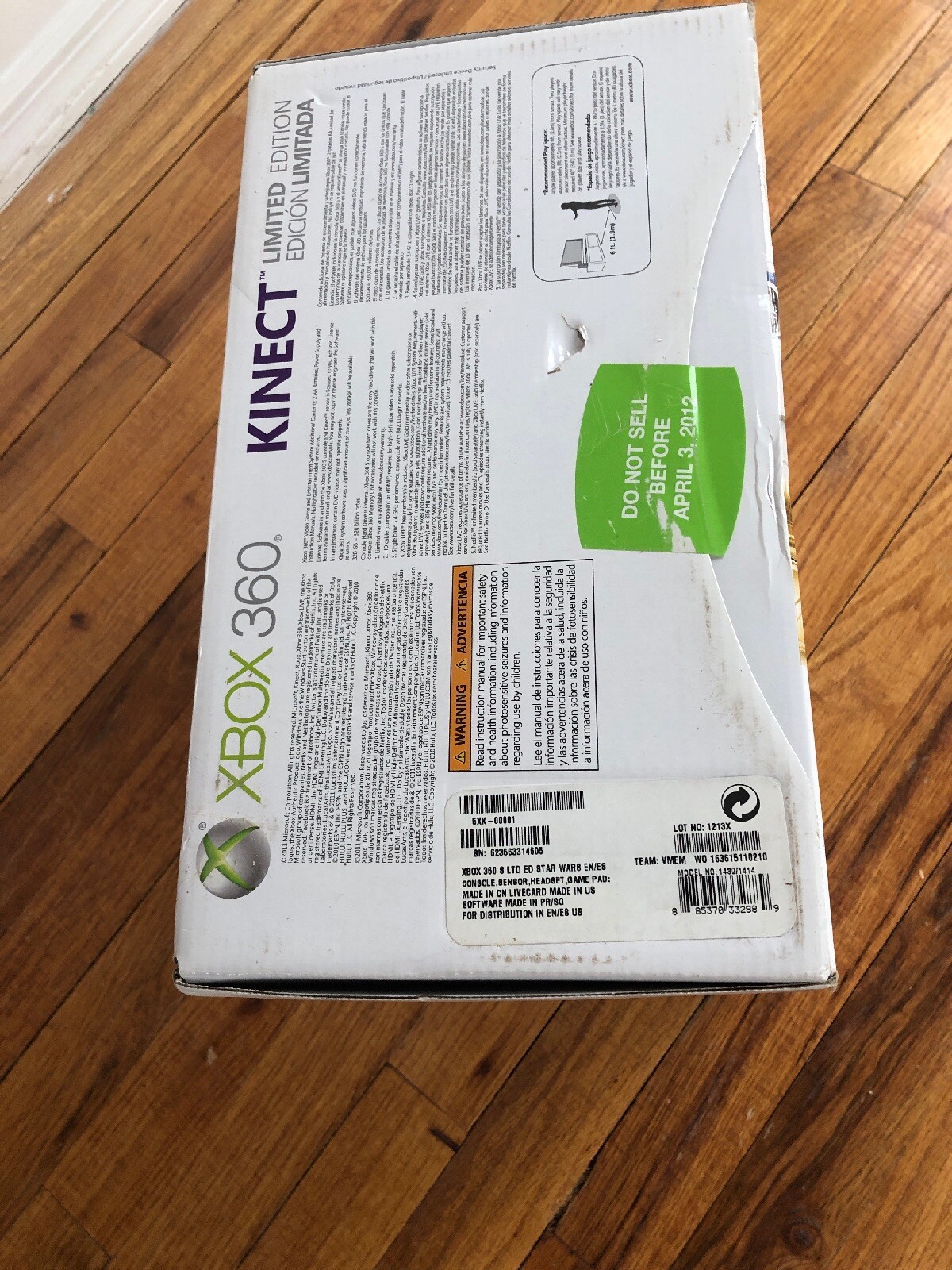 Microsoft Xbox 360 Kinect Star Wars Limited Edition 320GB White Console Sealed