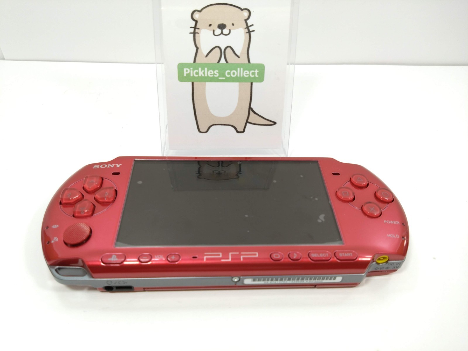 PSP 3000 Radiant Red Console only No Batery Tested Region Free Sony 0427B