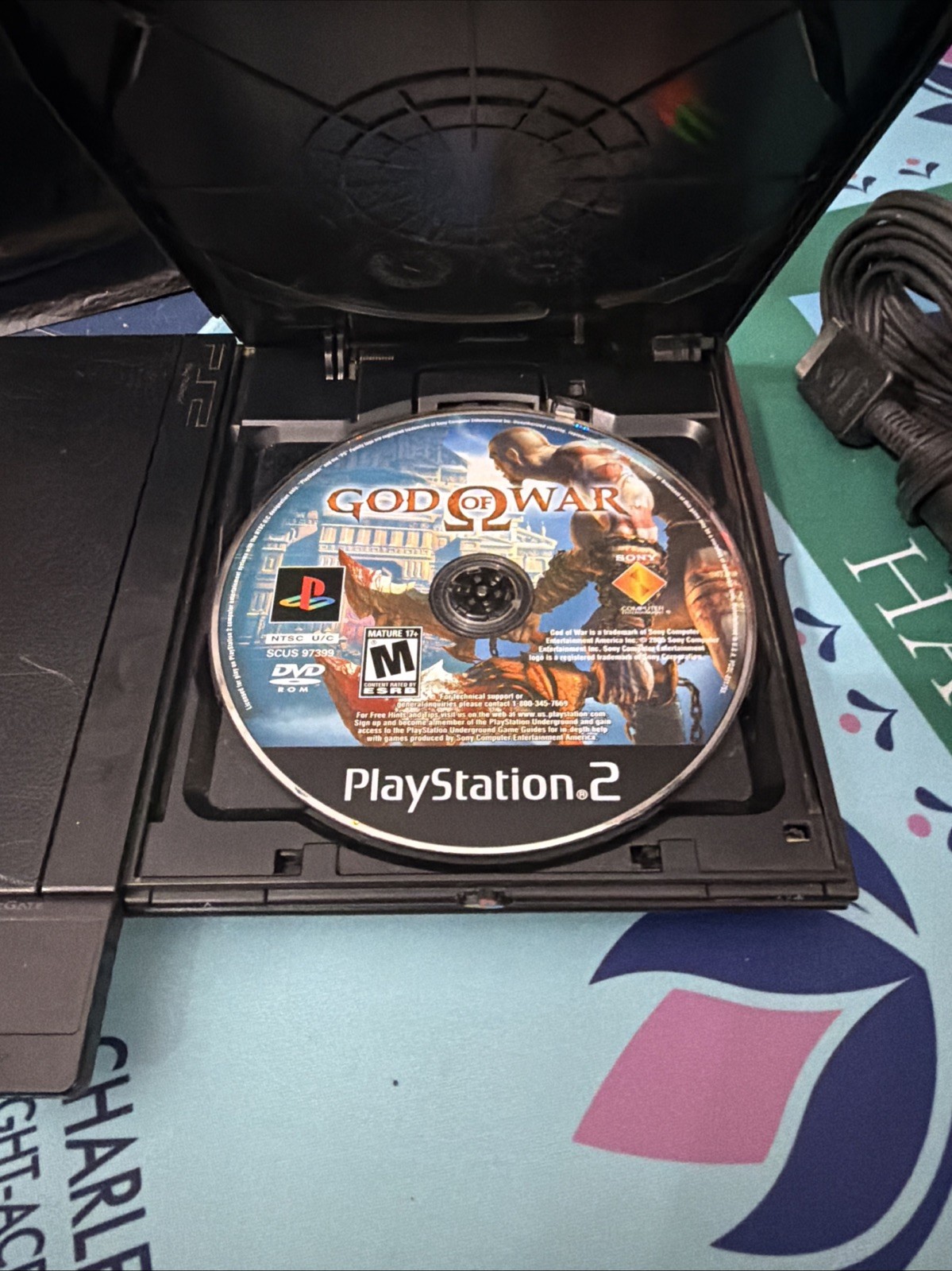 Sony PlayStation 2 Slim SCPH-70012 Black Console NTSC-U/C w/ Controller, 8MB