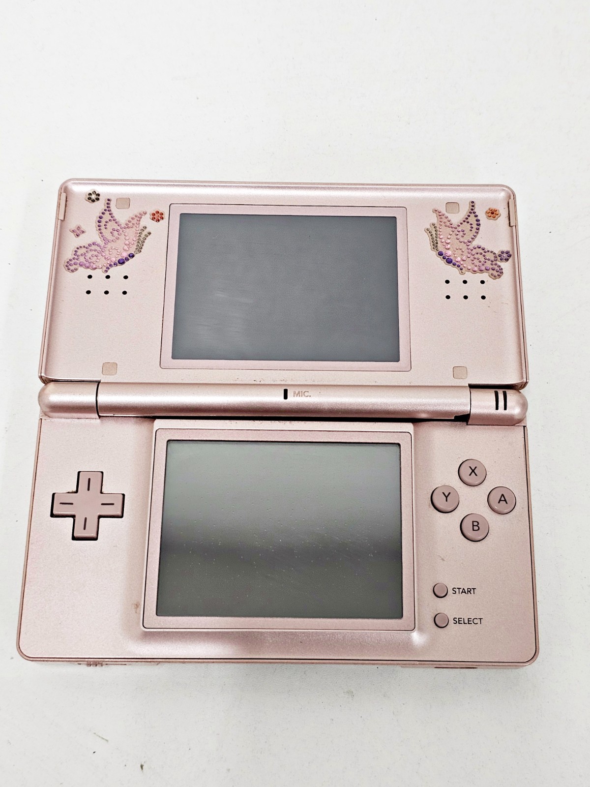 Nintendo DS Lite Console Metallic Rose JUNK 854