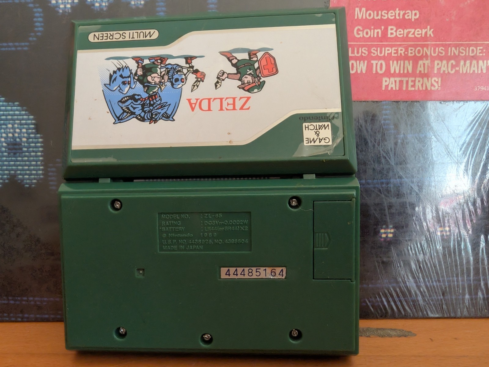Vintage The Legend Of Zelda Multi Screen Nintendo Game & Watch/ 1989 Works ZL-65