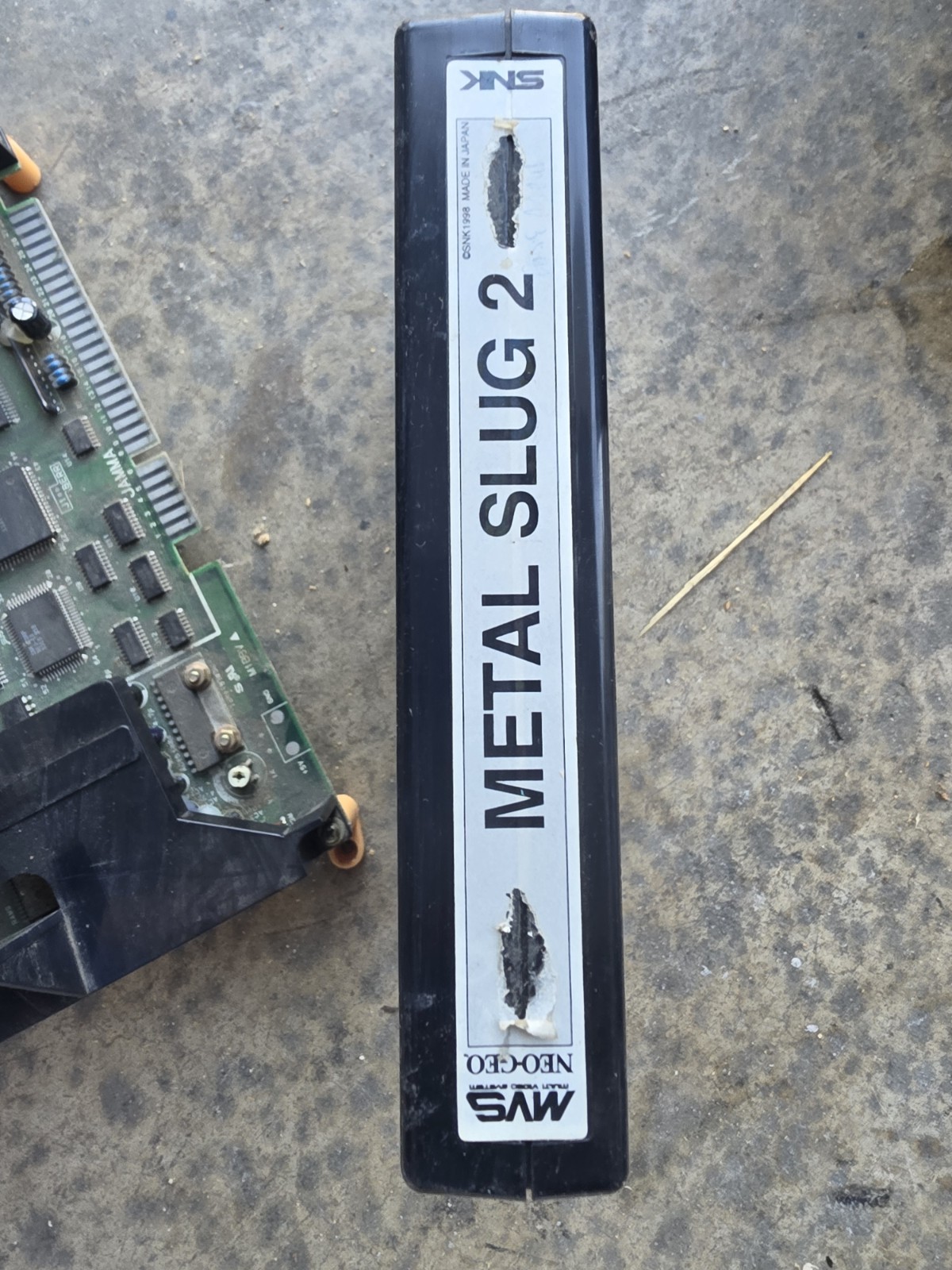 Metal Slug 2 SNK Cartridge Neo Geo MVS -Original with Jamma Board