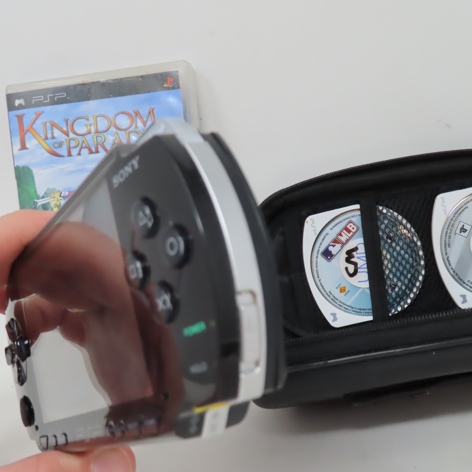 TESTED Playstation Psp-1001 “FAT” Portable Black Console With New Battery Pack