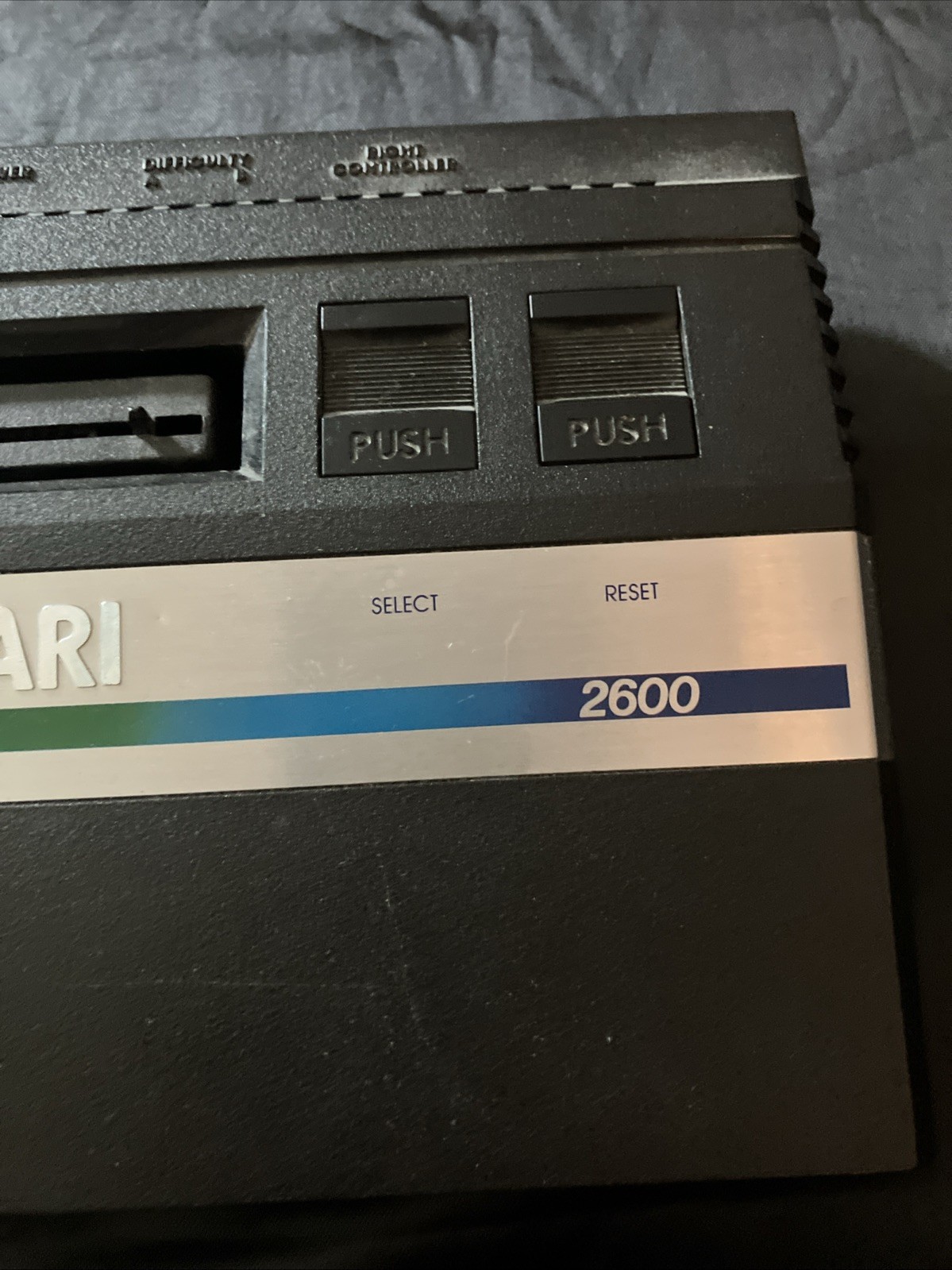 Atari 2600 Jr. Game System Console ONLY Retro Rainbow w/ 3 Games – Untested