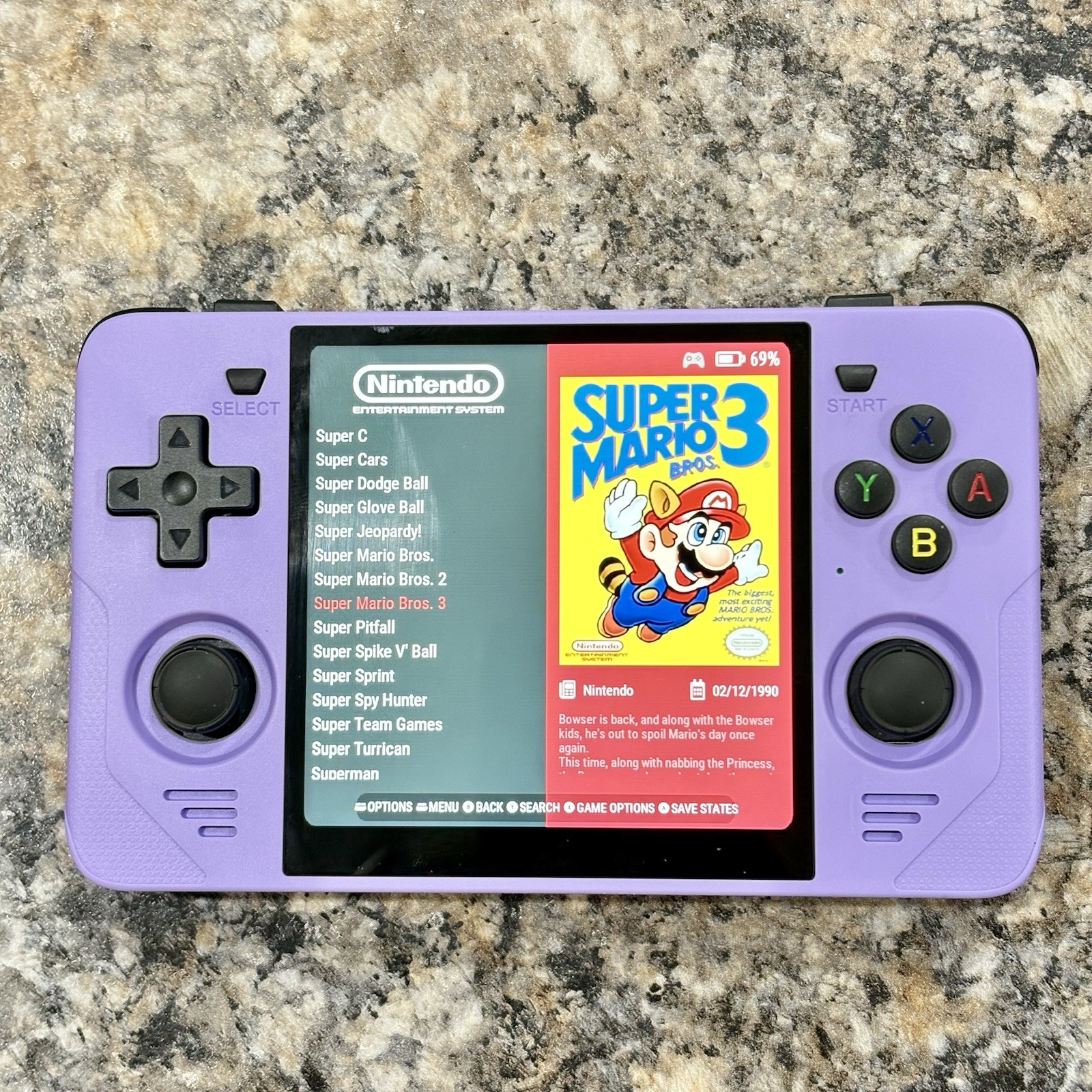 New PowKiddy RGB30 Gaming Handheld New 64GB Card Custom Loaded Ready To Play