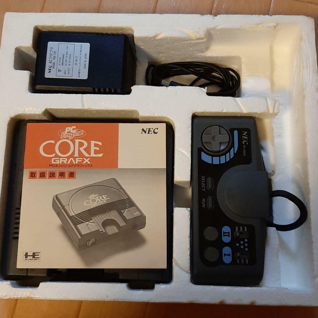 PC Engine CORE GRAFX console system Japan Working Boxed
