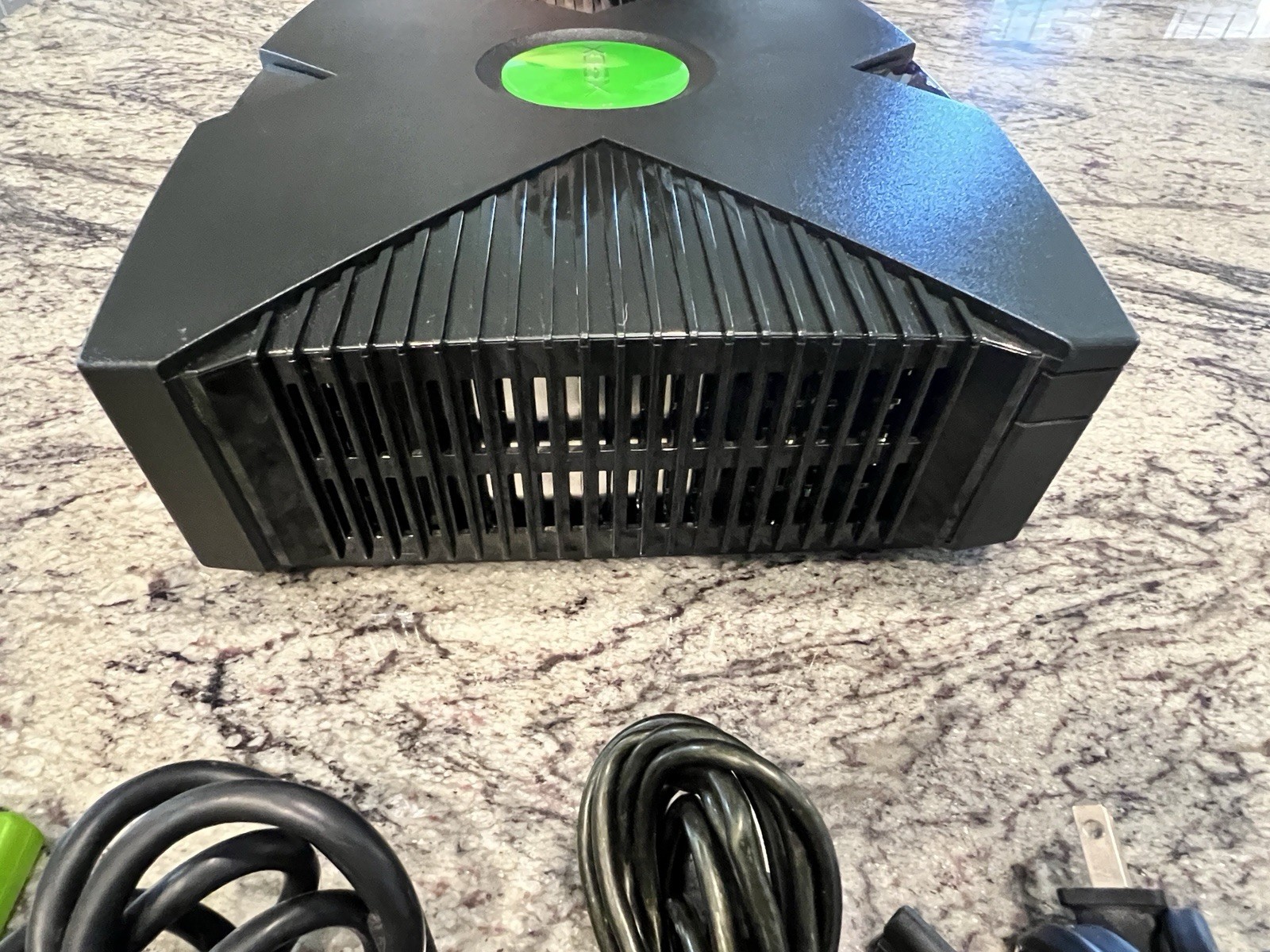 OG Xbox Console Bundle:Controller,Cables Cords Game Upgraded Read!