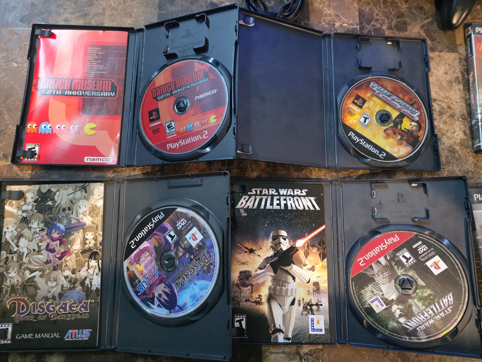 Fat PS2 Console +21 games + Extra controller + Multitap(Please read description)