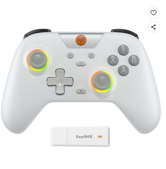 EasySMX X05 Wireless Gamepad Hall Effect Joystick for PC Switch iOS Android New