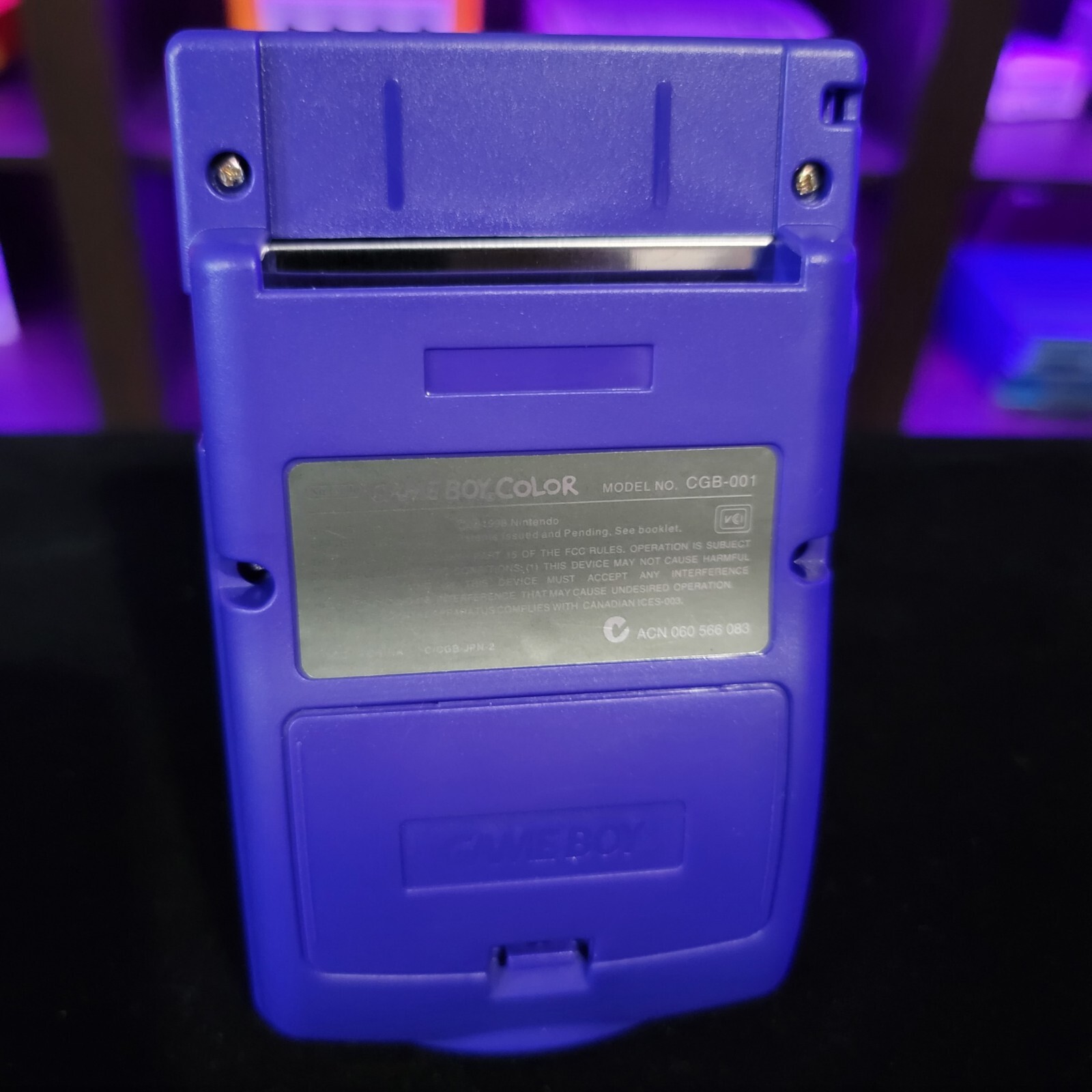 Purple Gameboy Color IPS Console Backlit LCD Screen GBC Game Boy