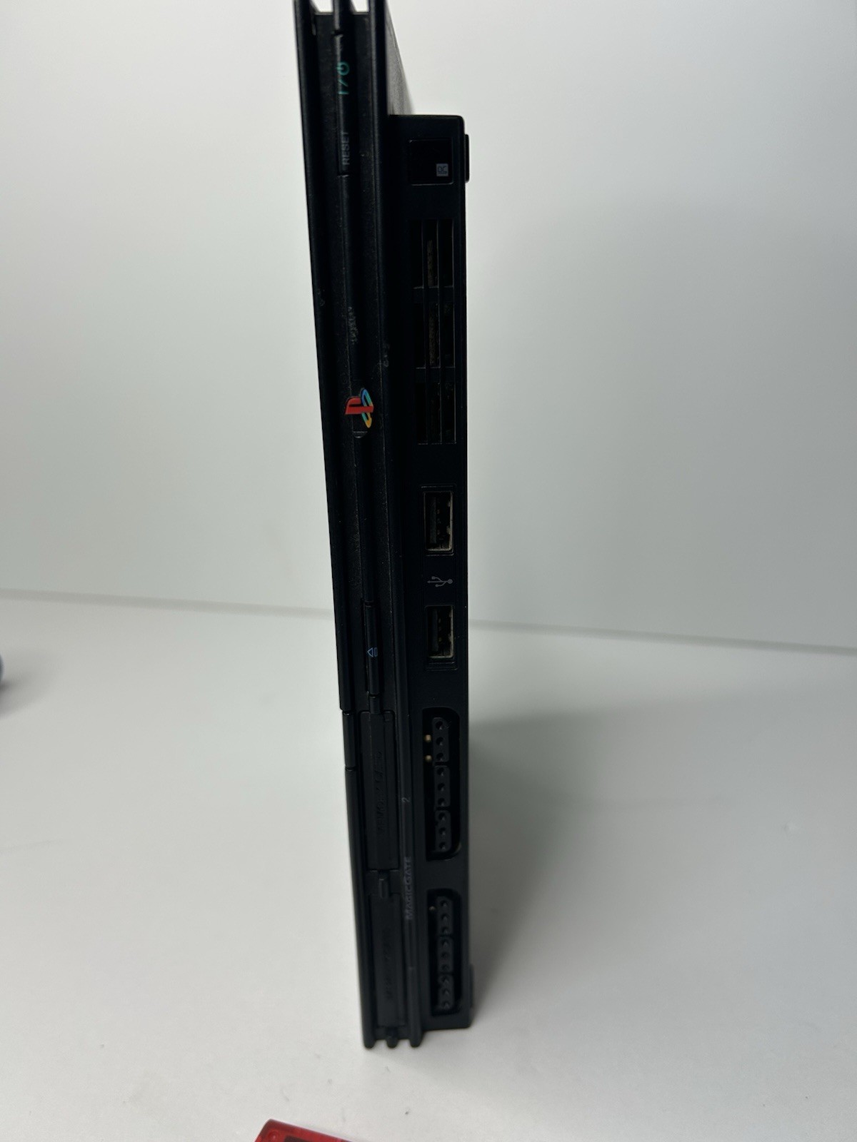 Sony PlayStation 2 PS2 Slim Black Console w/ Controller Cables 8MB Memory Card