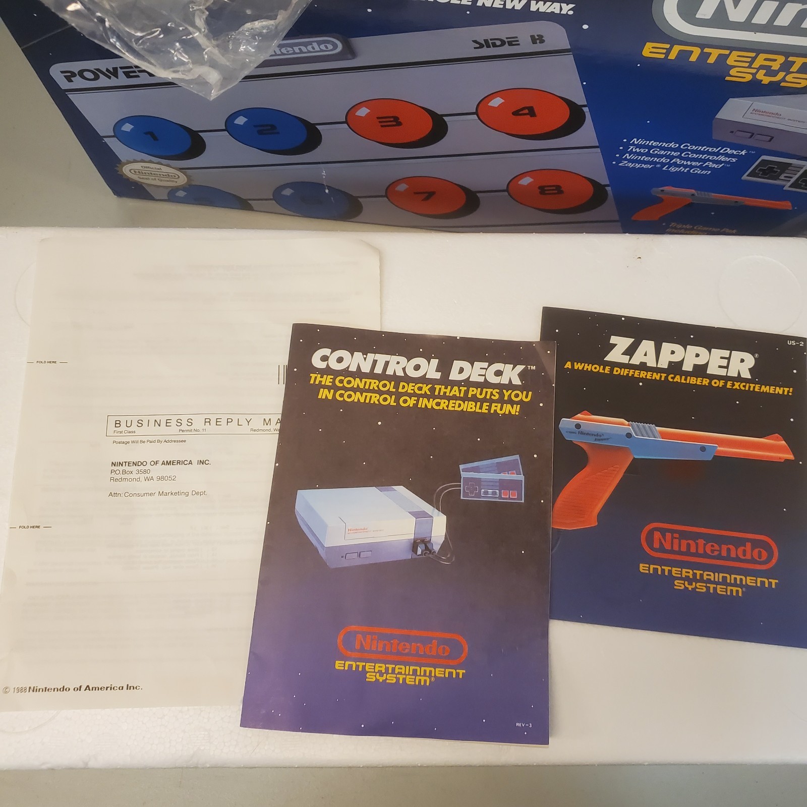 Nintendo Entertainment System NES Power Set CIB | Tested Working W/ Accessories