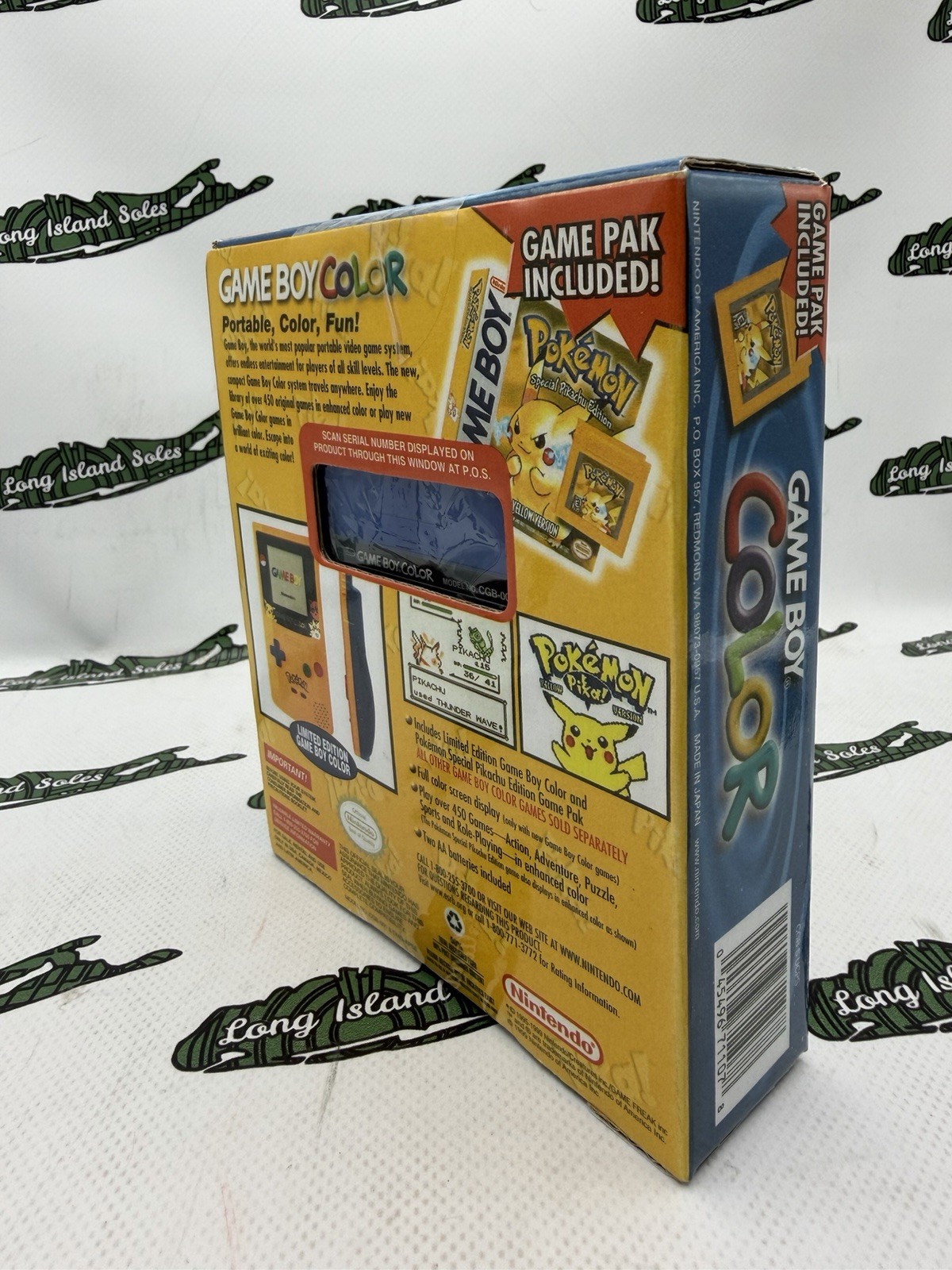 Nintendo Game Boy Color Handheld Console Pokemon Yellow Bundle Sealed Authentic