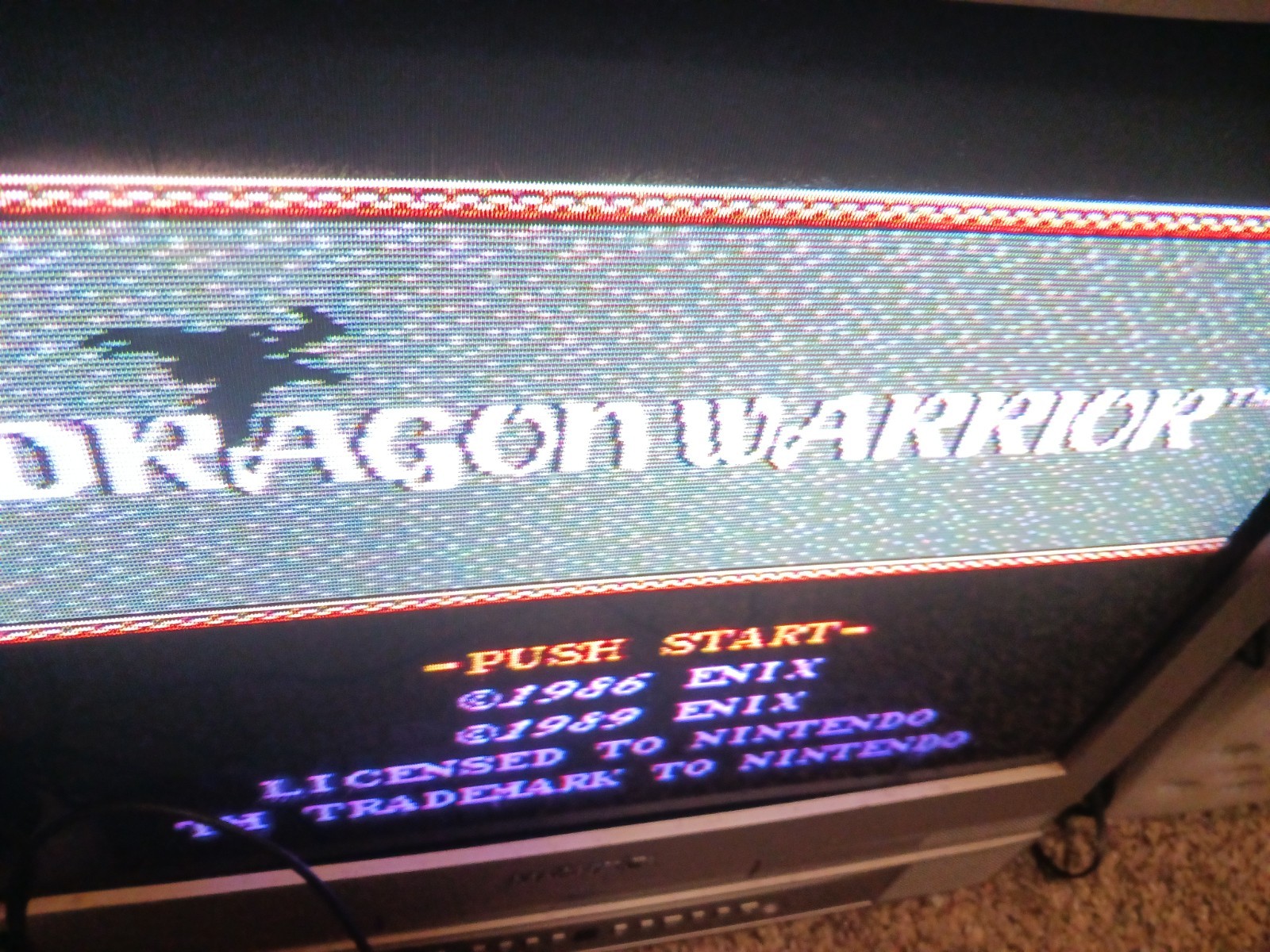 Nintendo NES Console Bundle Dragon Warrior Saves GAMES PLAY UP System Lot