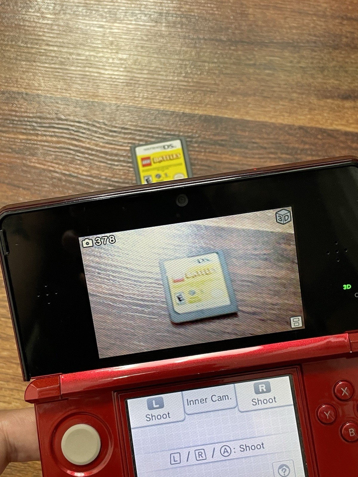 Nintendo 3DS Flame Red Lot With 11 Games Charger & Pen TESTED WORKING
