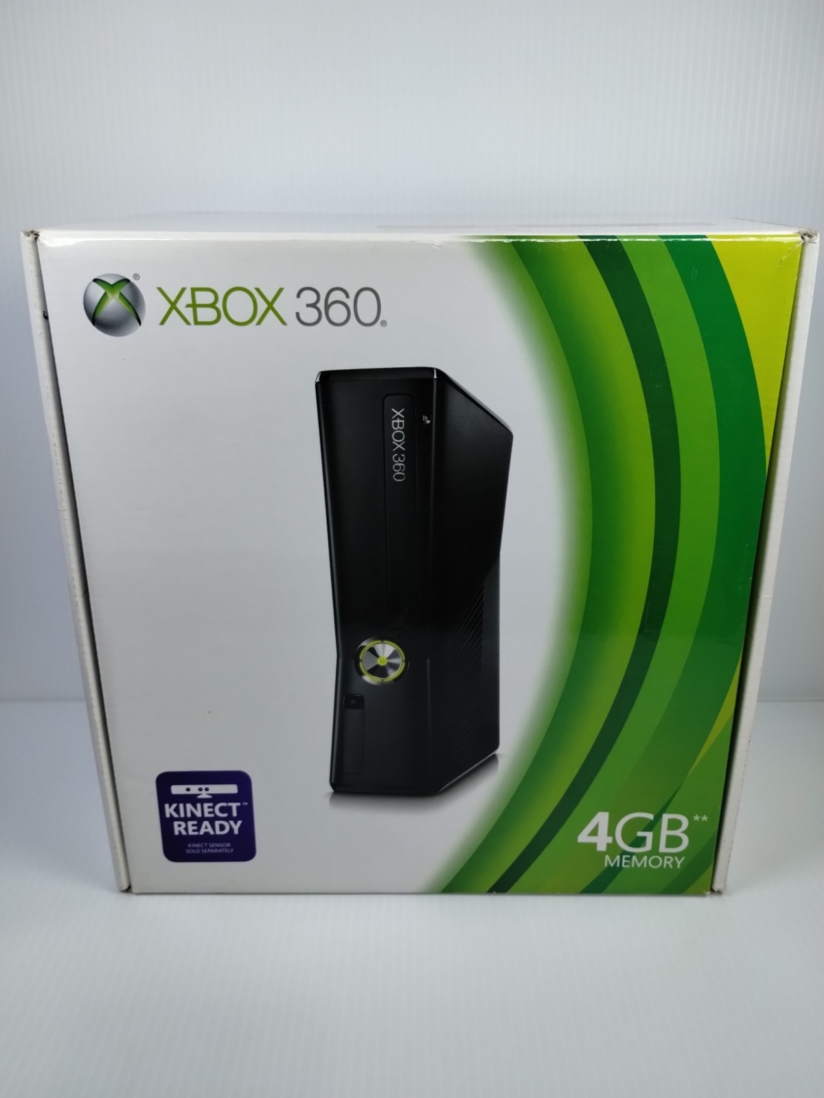 Xbox 360 S 4GB Microsoft 1439 Video Game System in Box W 250g Hard Drive Works