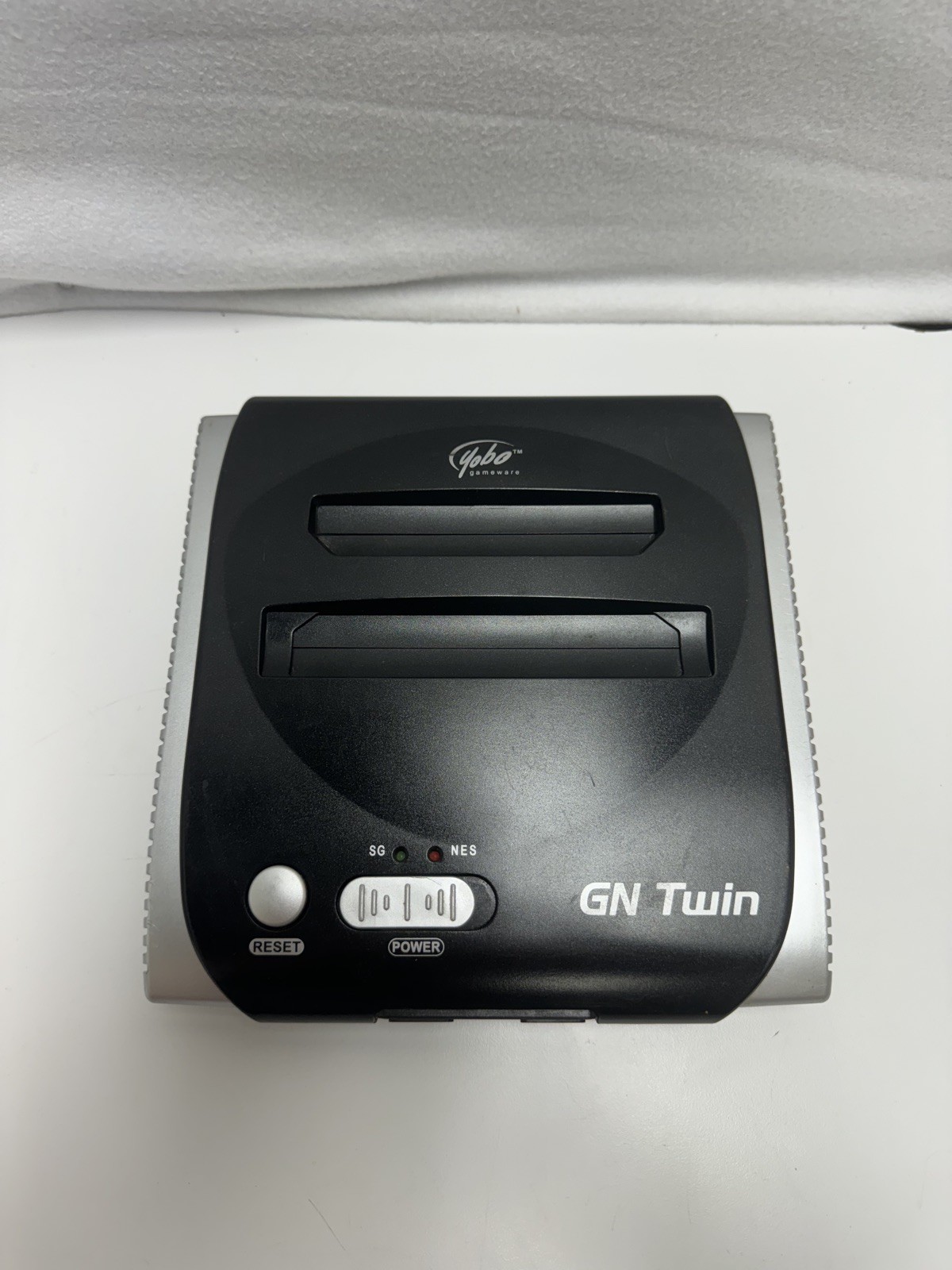 Yobo Gameware GN Twin Black Console *RARE* Plays Sega Genesis Nintendo NES Games