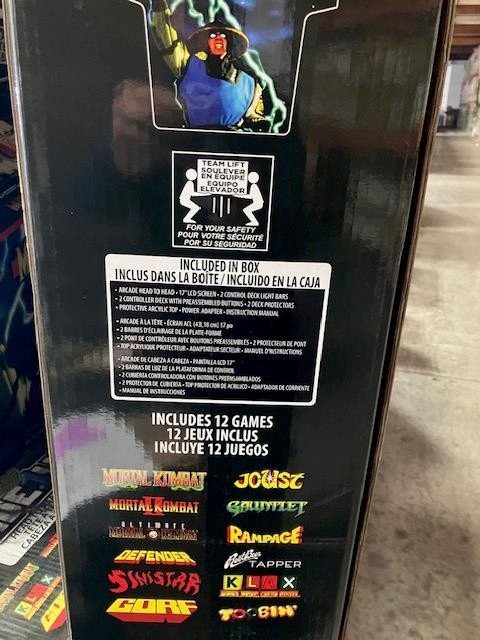 Brand New Arcade1Up Mortal Kombat Head-to-Head Arcade Table 17″ LCD 2 Player