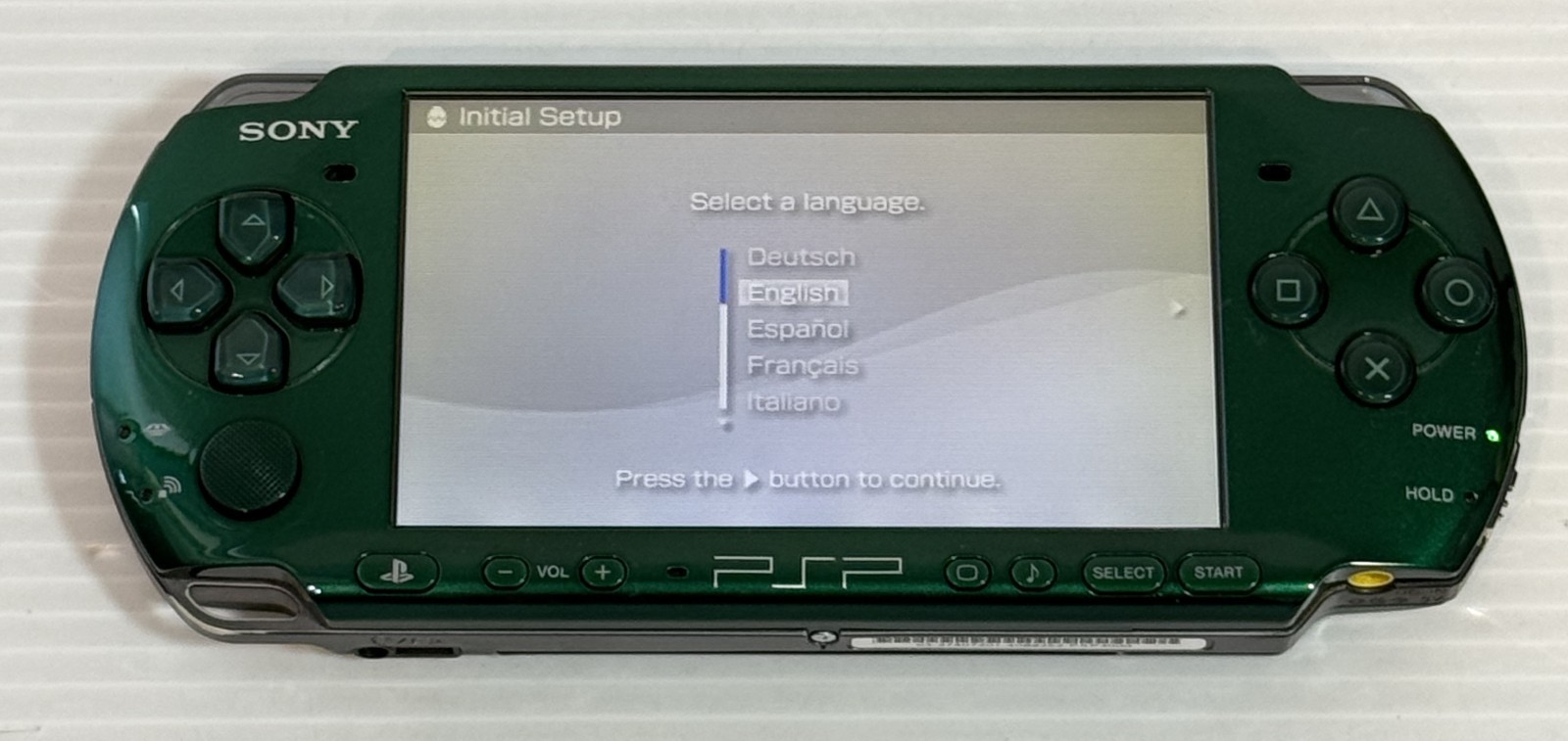 Sony PSP-3000 Console Green Rare Color Region free w/4GB memory – Excellent