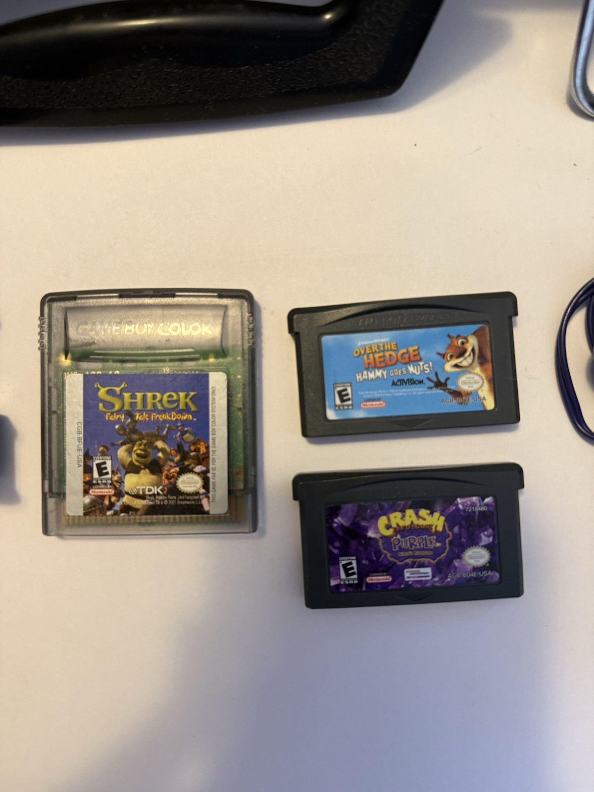 Gamboy Advance Lot 2 Consoles 3 Games Intec Accessories Game Cases Etc. Read