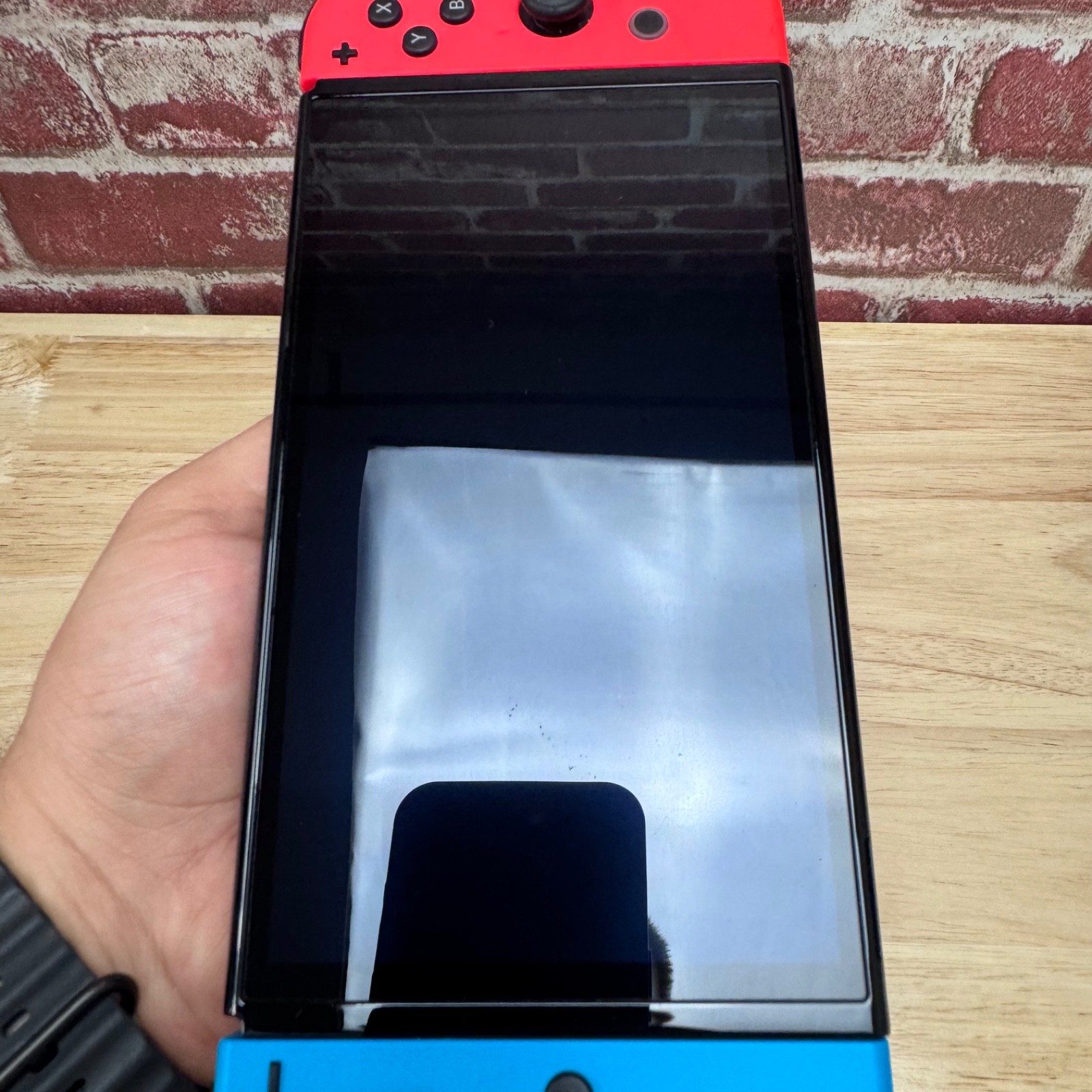 Nintendo – Switch OLED Handheld Console – 64GB Model: HEG-001 with B/R Joycon