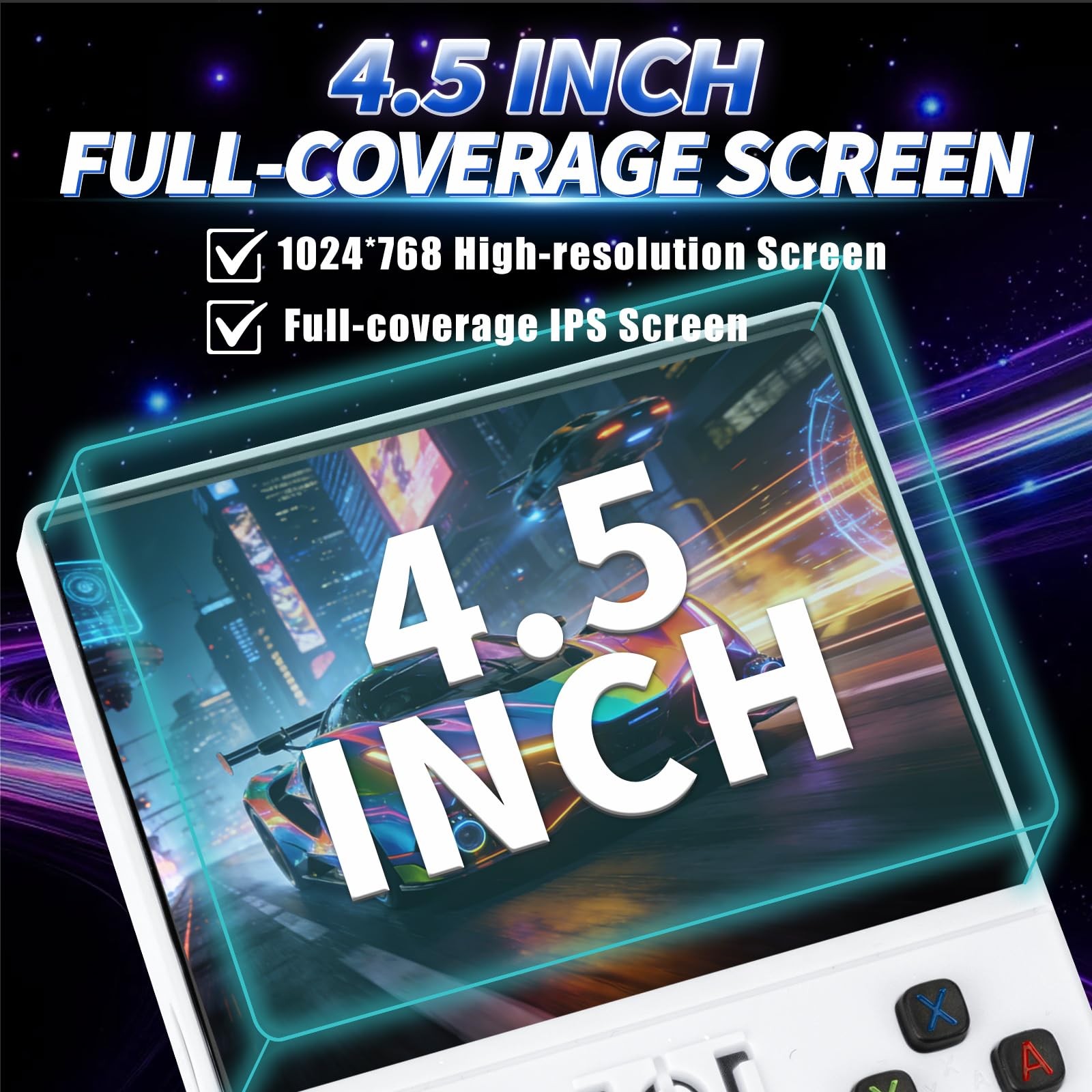 Rhesusco 2026 NEW Upgrade R36MAX Ⅱ Retro Handheld Game Console – 4.5 Inch Ult…