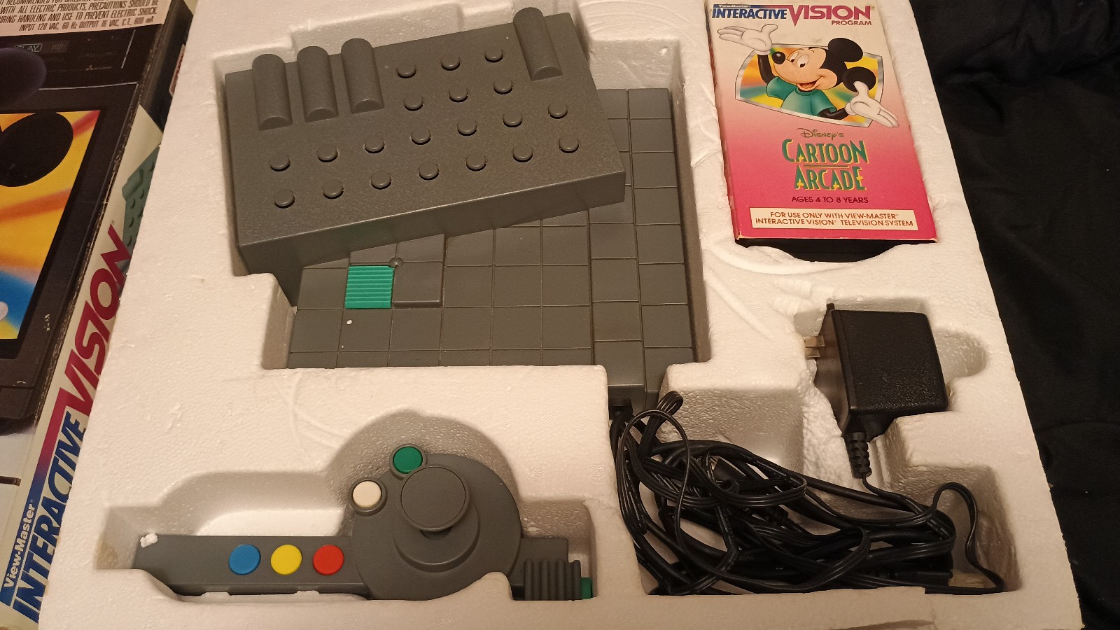 View Master Interactive Vision With Box & All 7 VHS Tapes 1988