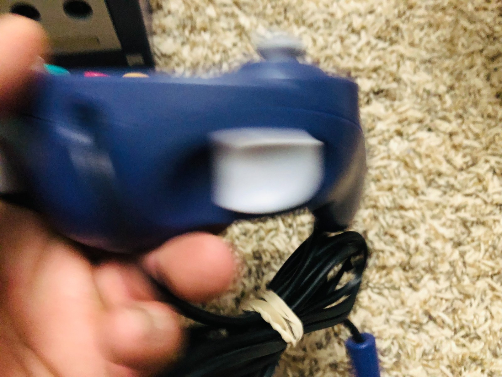 Nintendo GameCube Purple Console DOL-001 / 1 Remote / Power Adapter/ Video Cable