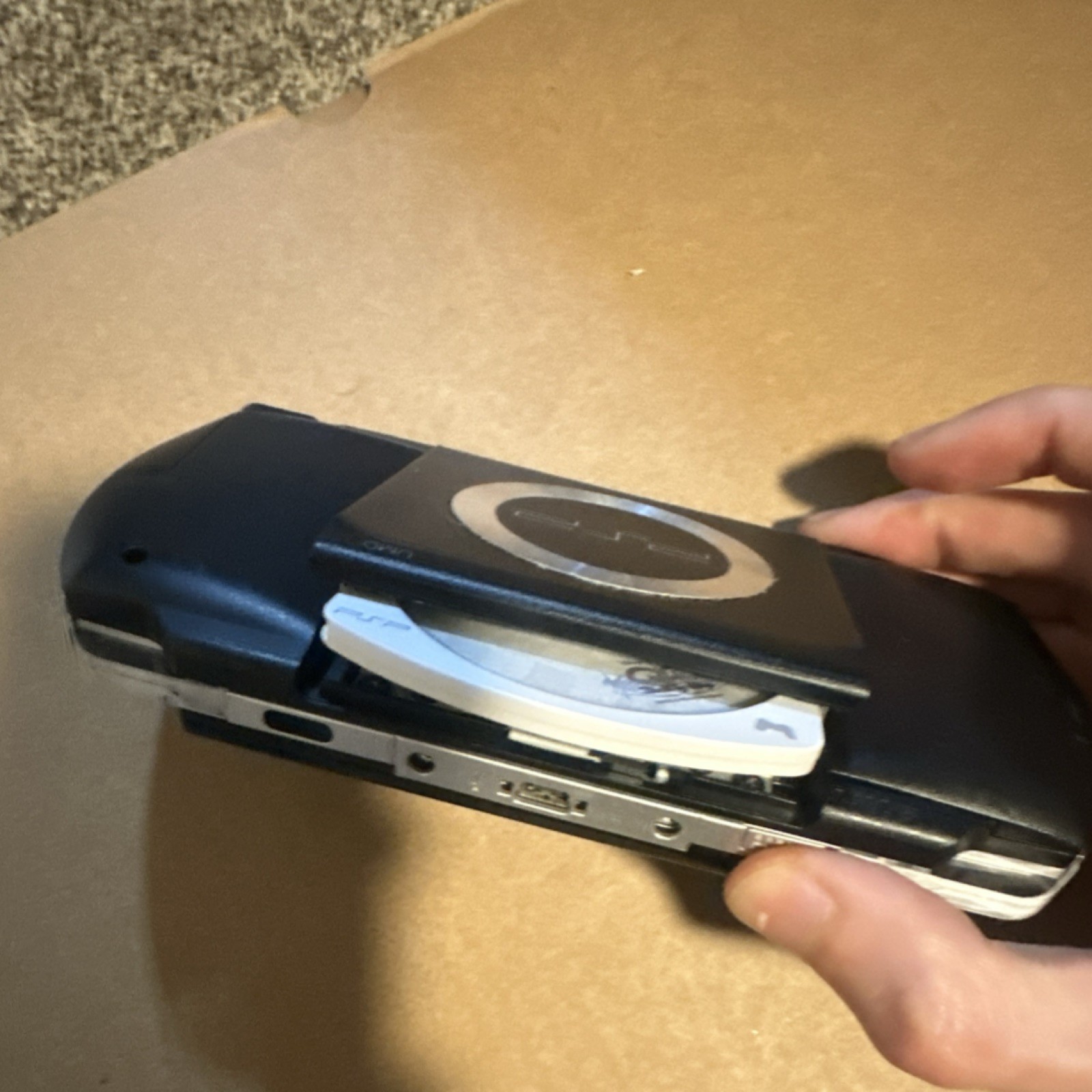 Sony PSP-1001 black console with charger WORKS 100%