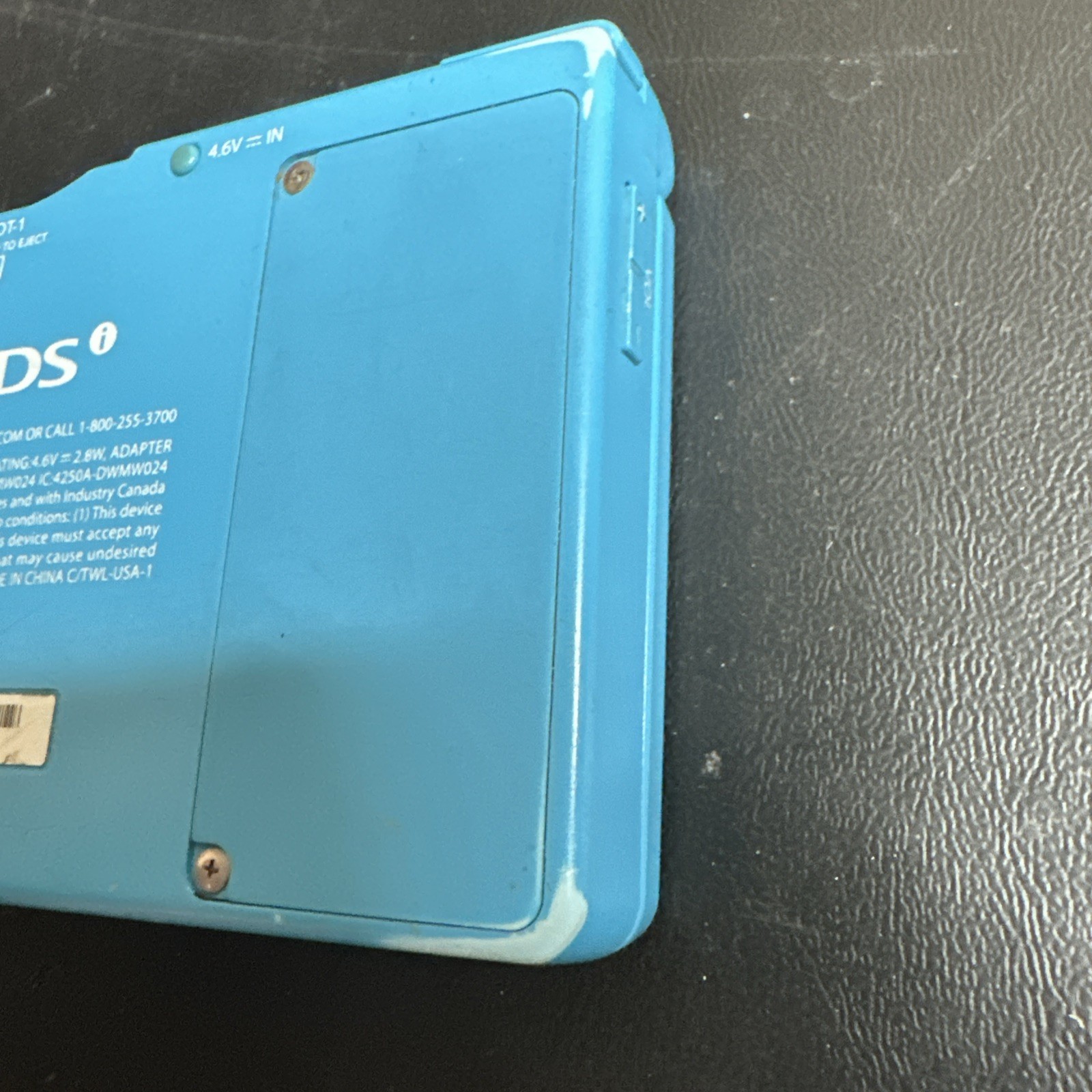 Nintendo DSi Console TWL-001 Aqua Blue – 2 Games – Shrek Kartz , Stylus, Charger