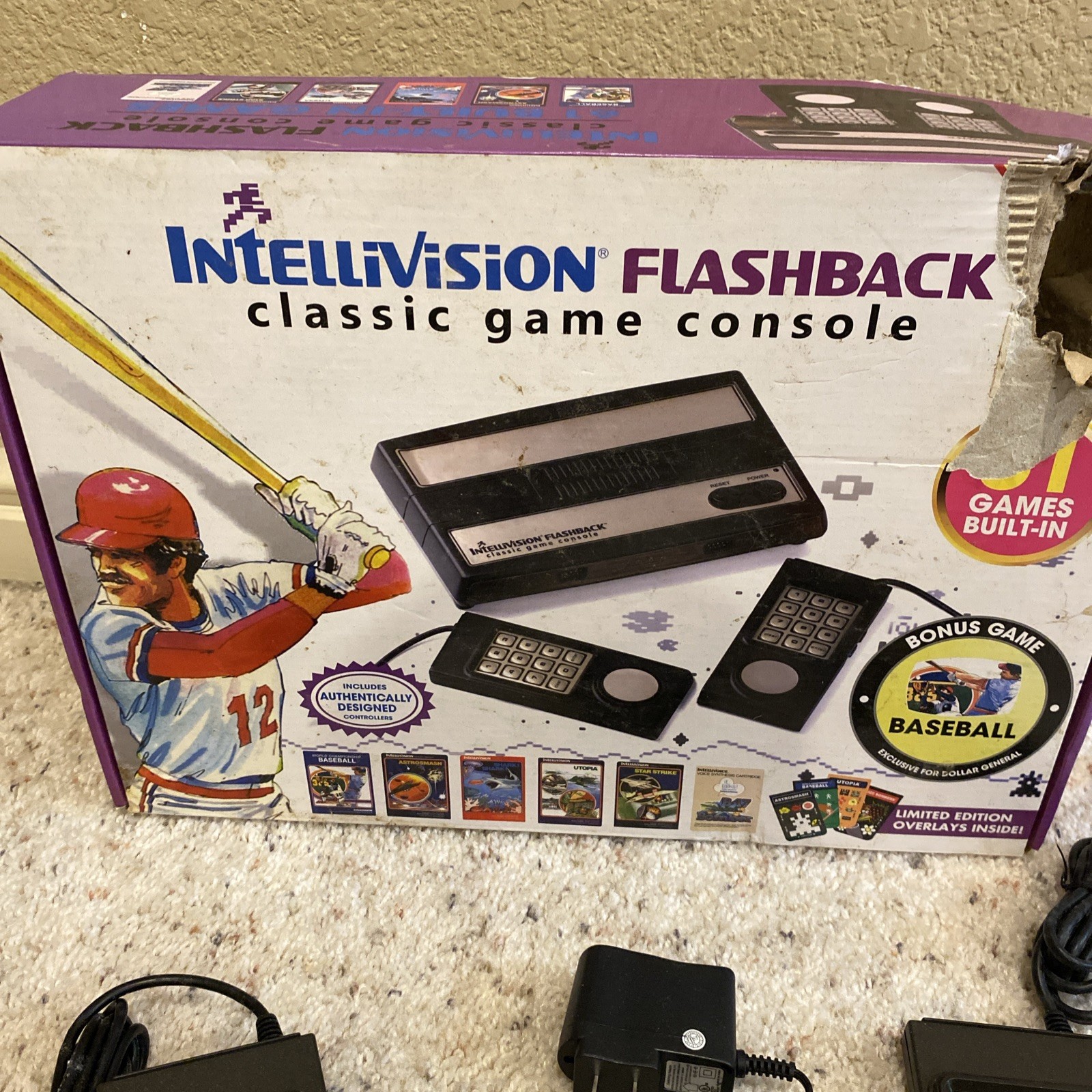 INTELLIVISION Flashback Classic Console 61 Games Complete With Box Tested!
