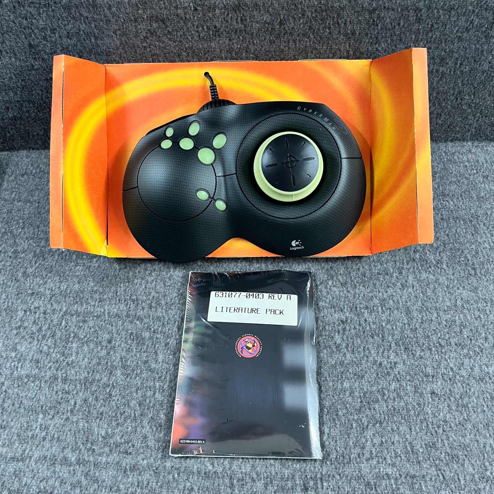 Logitech CyberMan2 Game Controller Retro Rare PC Gaming NEW Open Box
