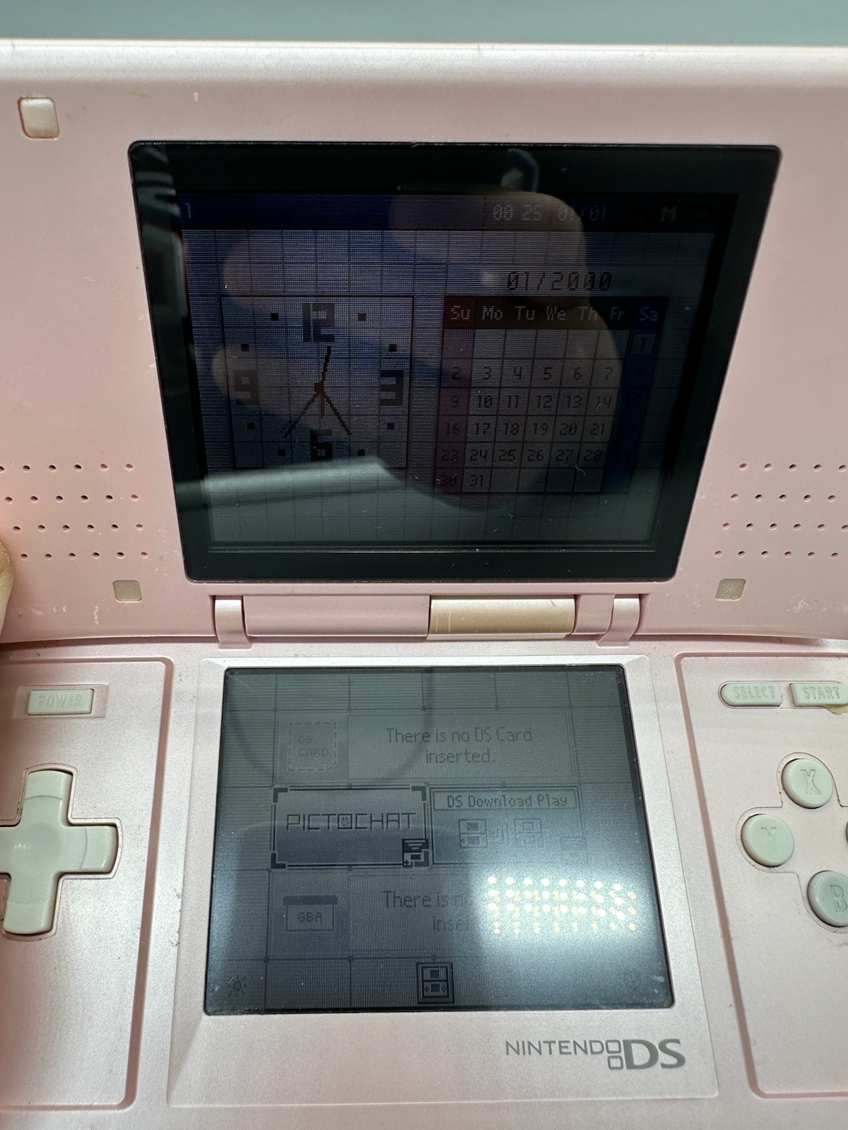 Nintendo DS Original NTR-001 Pink JPN Handheld Console System Works