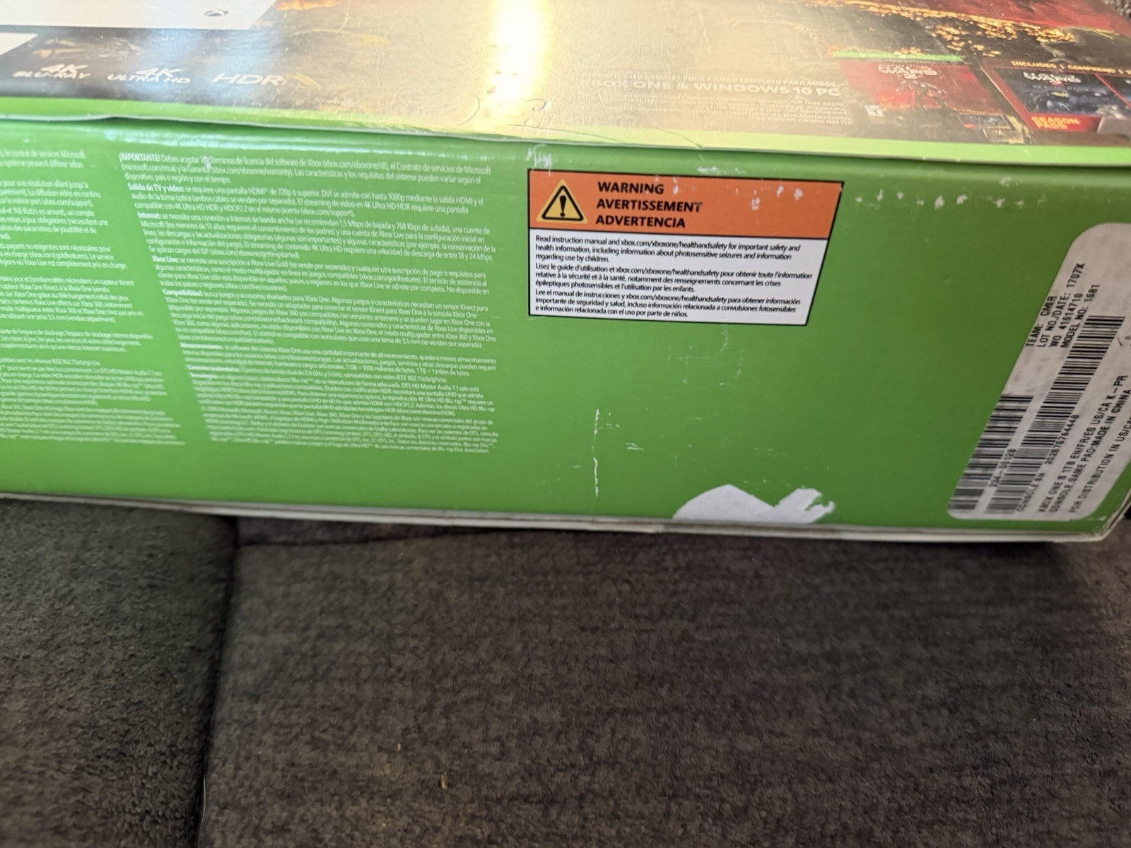Microsoft Xbox One S Halo Wars 2 Bundle 1TB White Console With Games