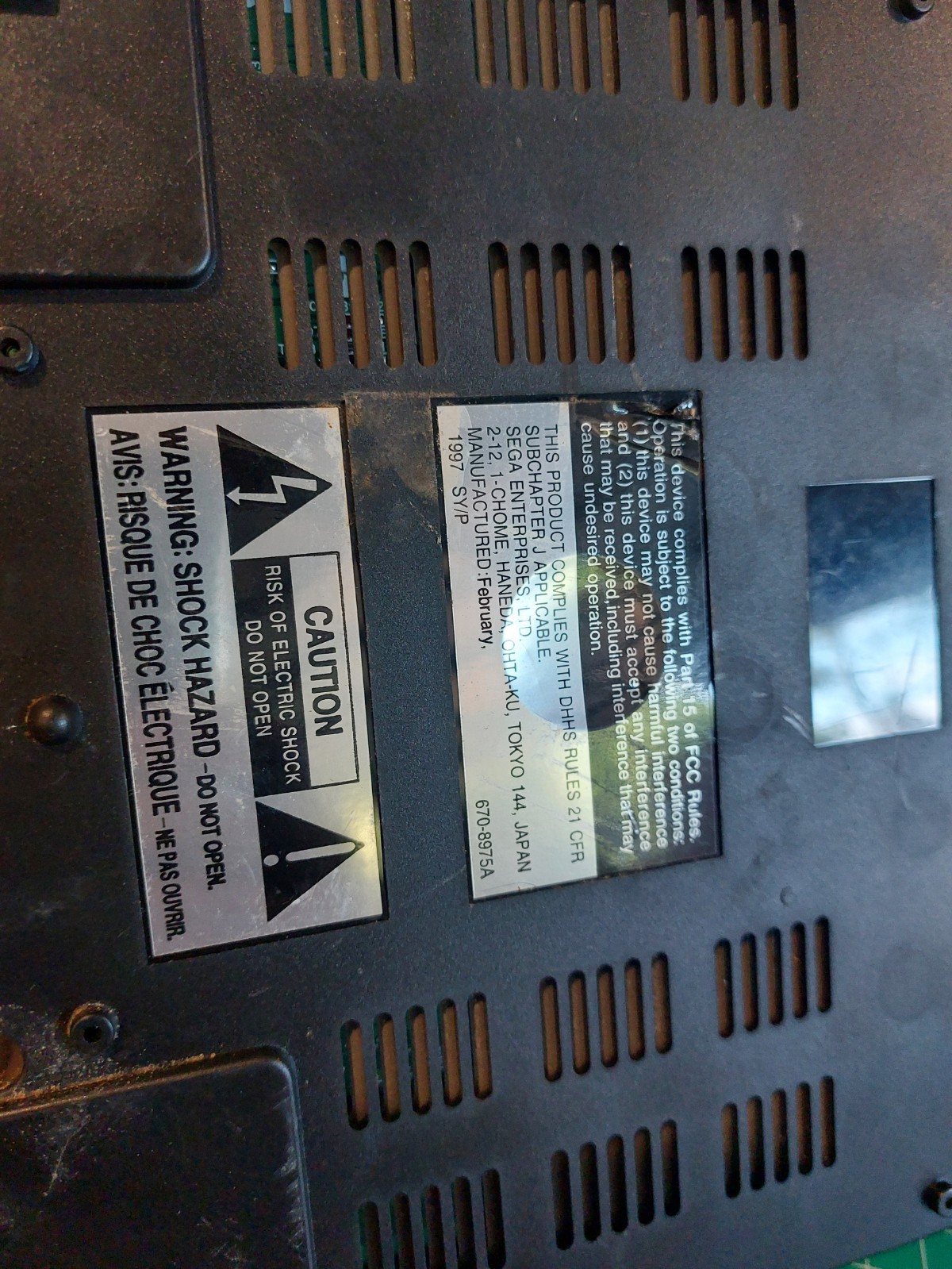 Sega Saturn for Parts (MK-80000A) Console Only Read Description for My Findings