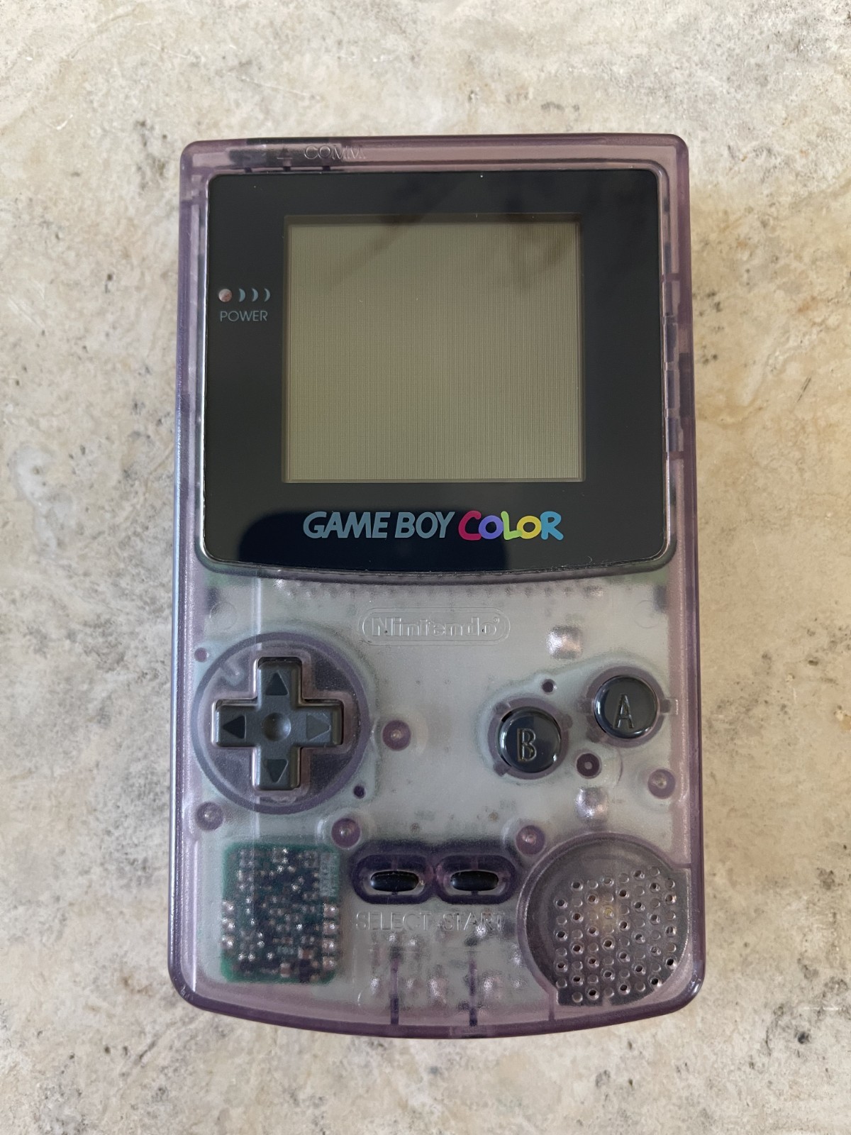 Nintendo Gameboy Color GBC Atomic Purple CGB-001 Handheld System Complete in Box