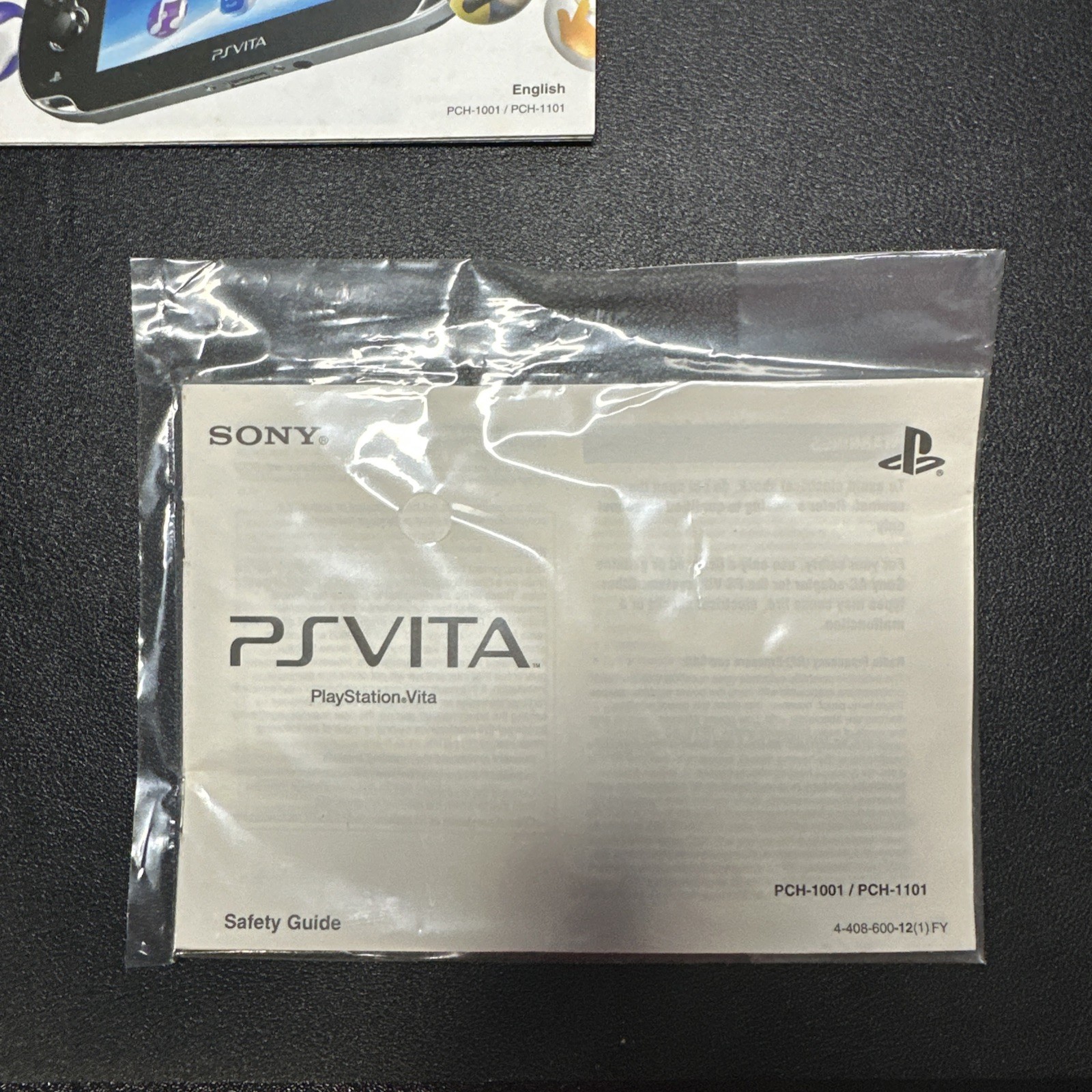 Sony PlayStation PS Vita PCH-1001 Handheld Console Black w/ Box Manual Case NTSC