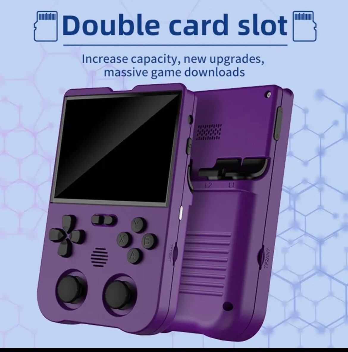 XU10 * RK3326S 64bit A35 3.5inch * IPS Handheld Game Console * NEW * Gray