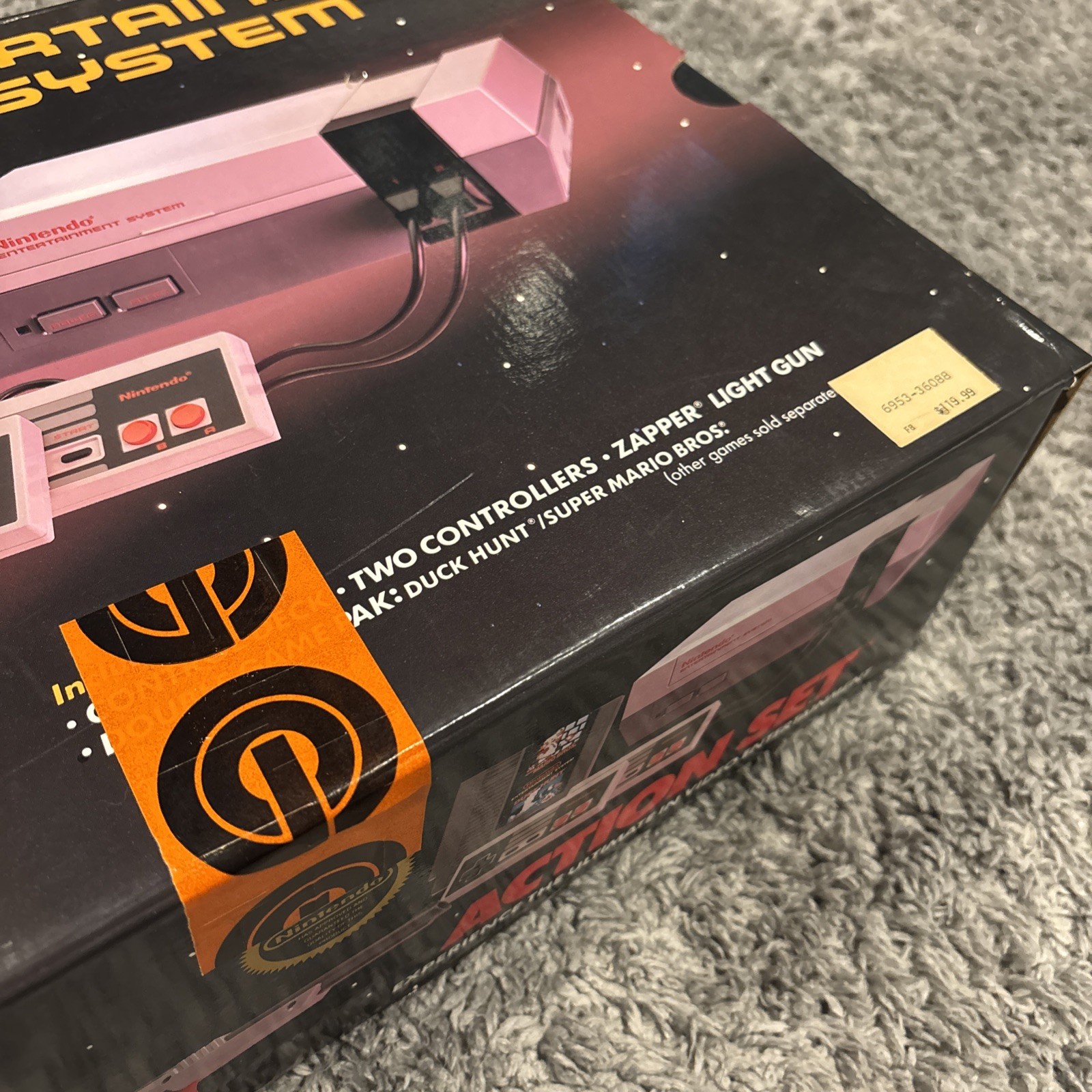 Nintendo NES Action Set Console – Complete In Box – Refurbished, Very Good