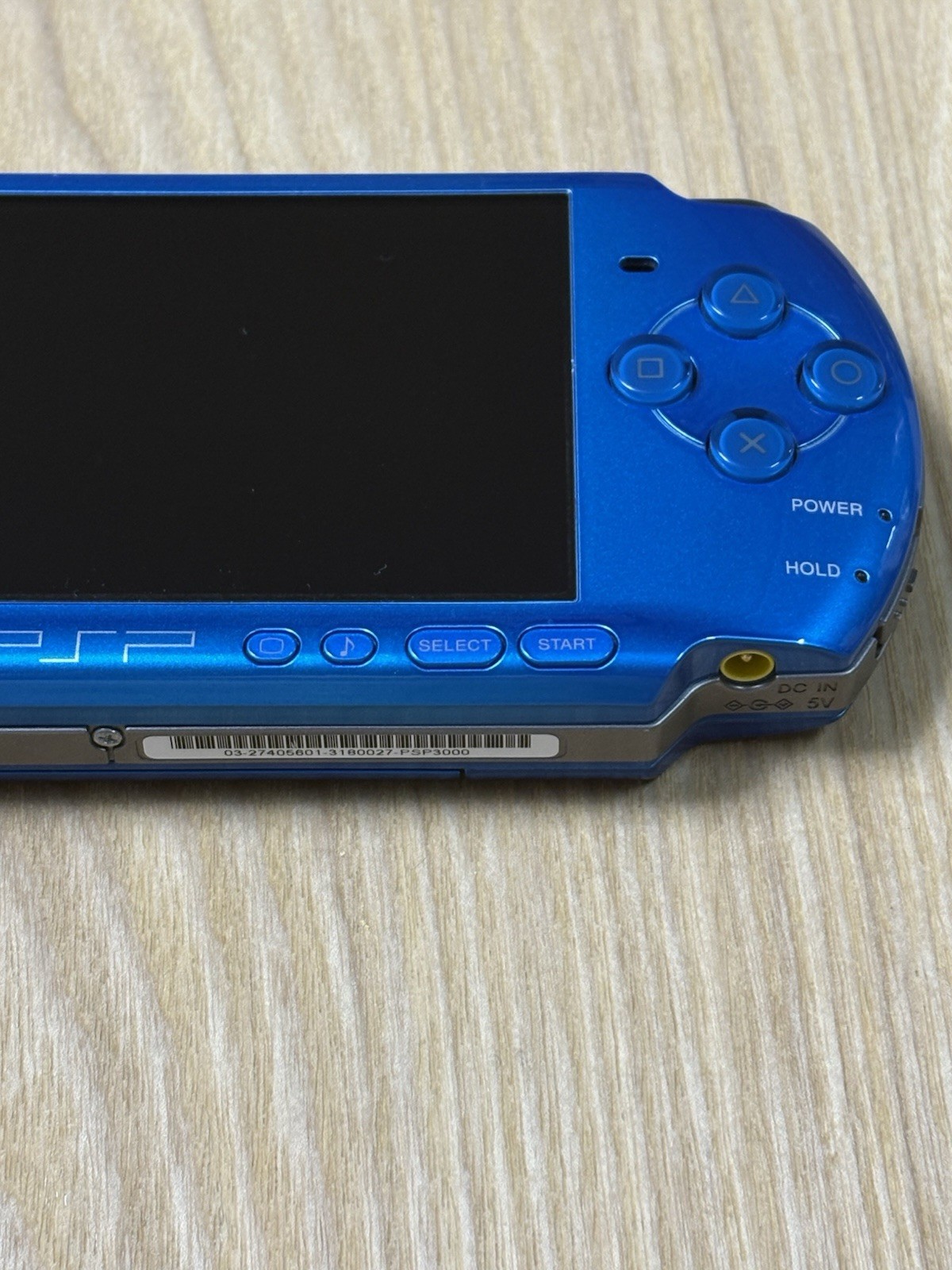 Sony PSP 3000 Vibrant Blue Console Only Tested Working Japanese Ver