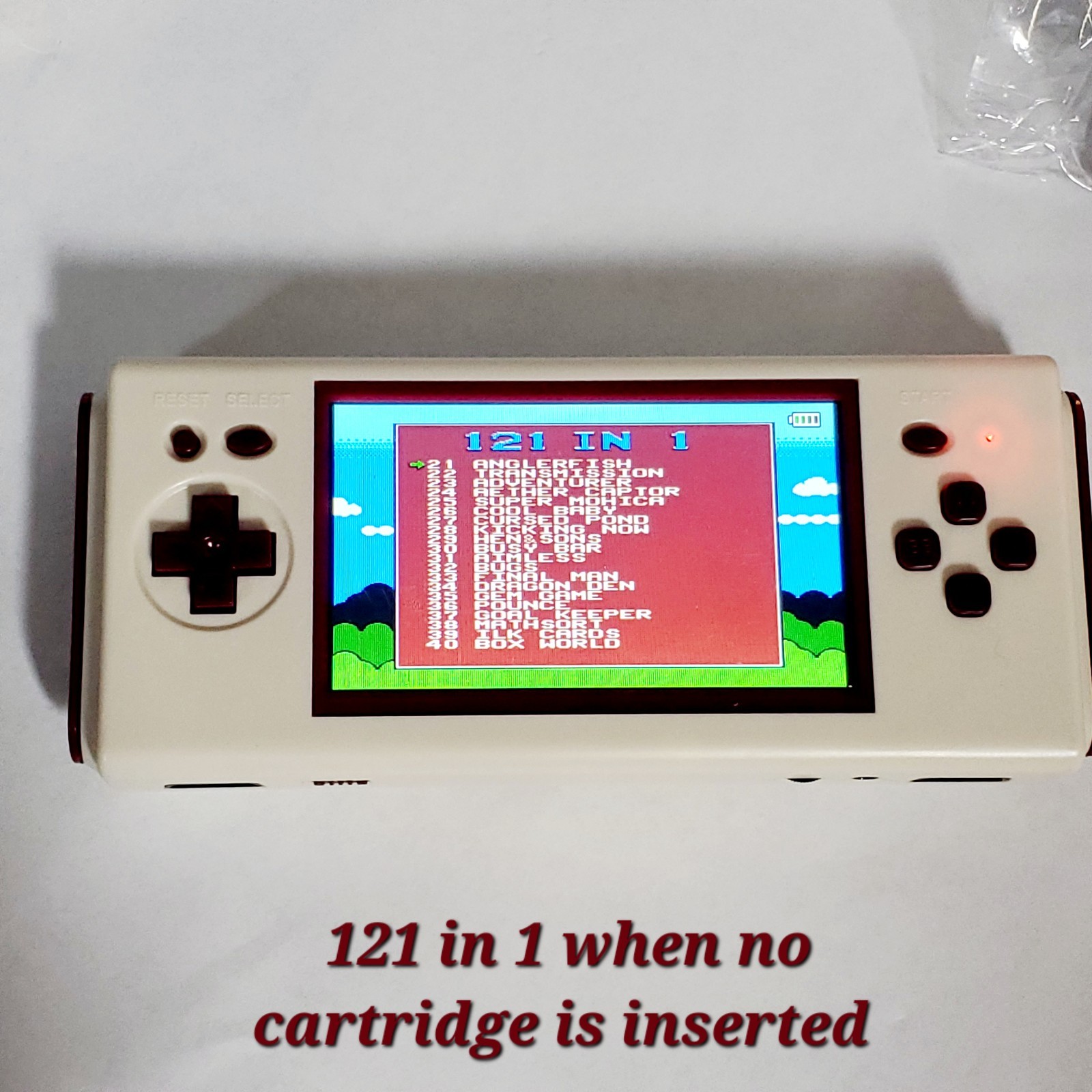 TOP LOADER Handheld 8Bit Console 60pin FC-Pocket Portable Cartridge Game Reader