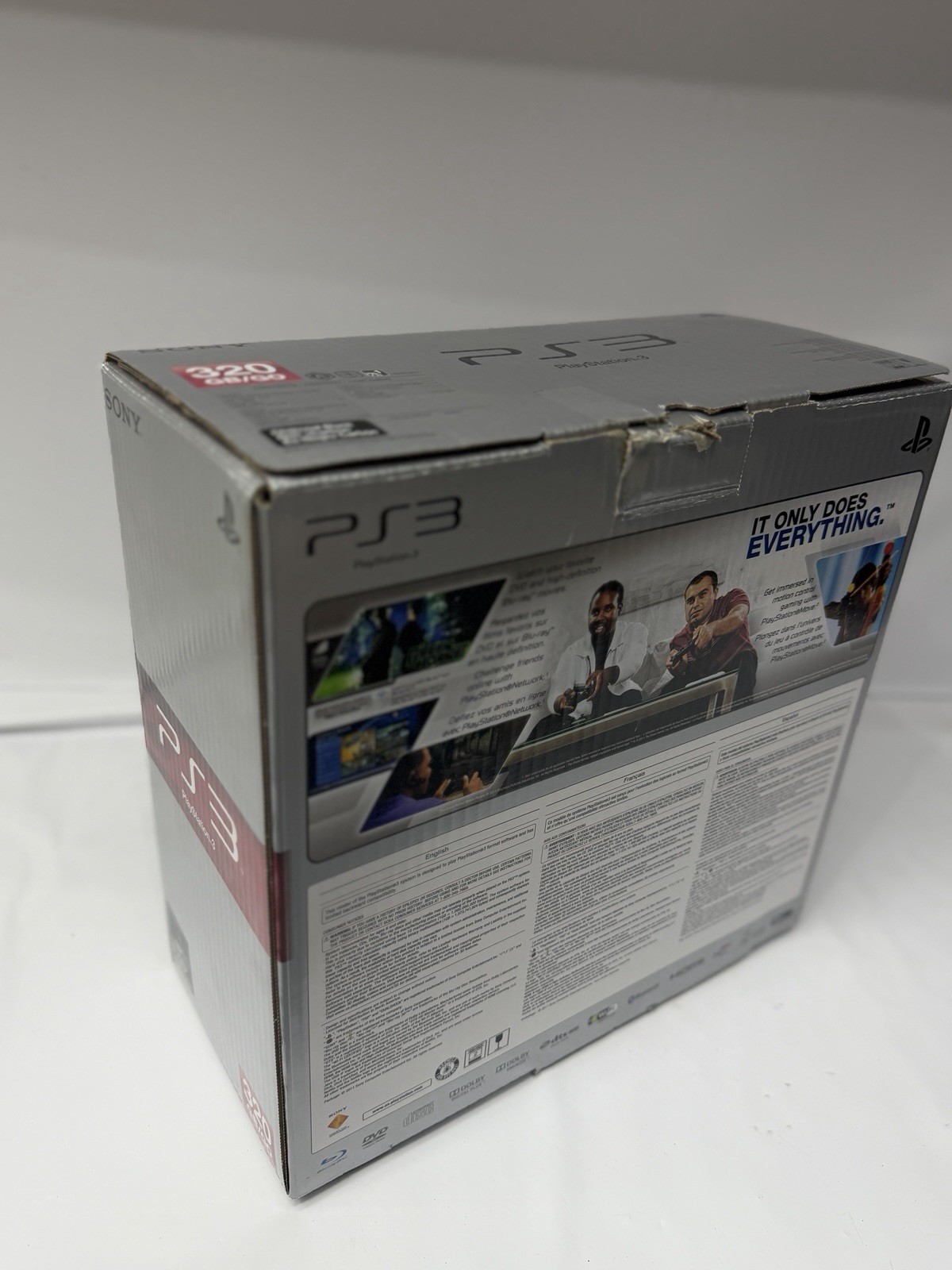 Sony Playstation 3 PS3 Slim Black Console 320GB Move Sports Champions Bundle